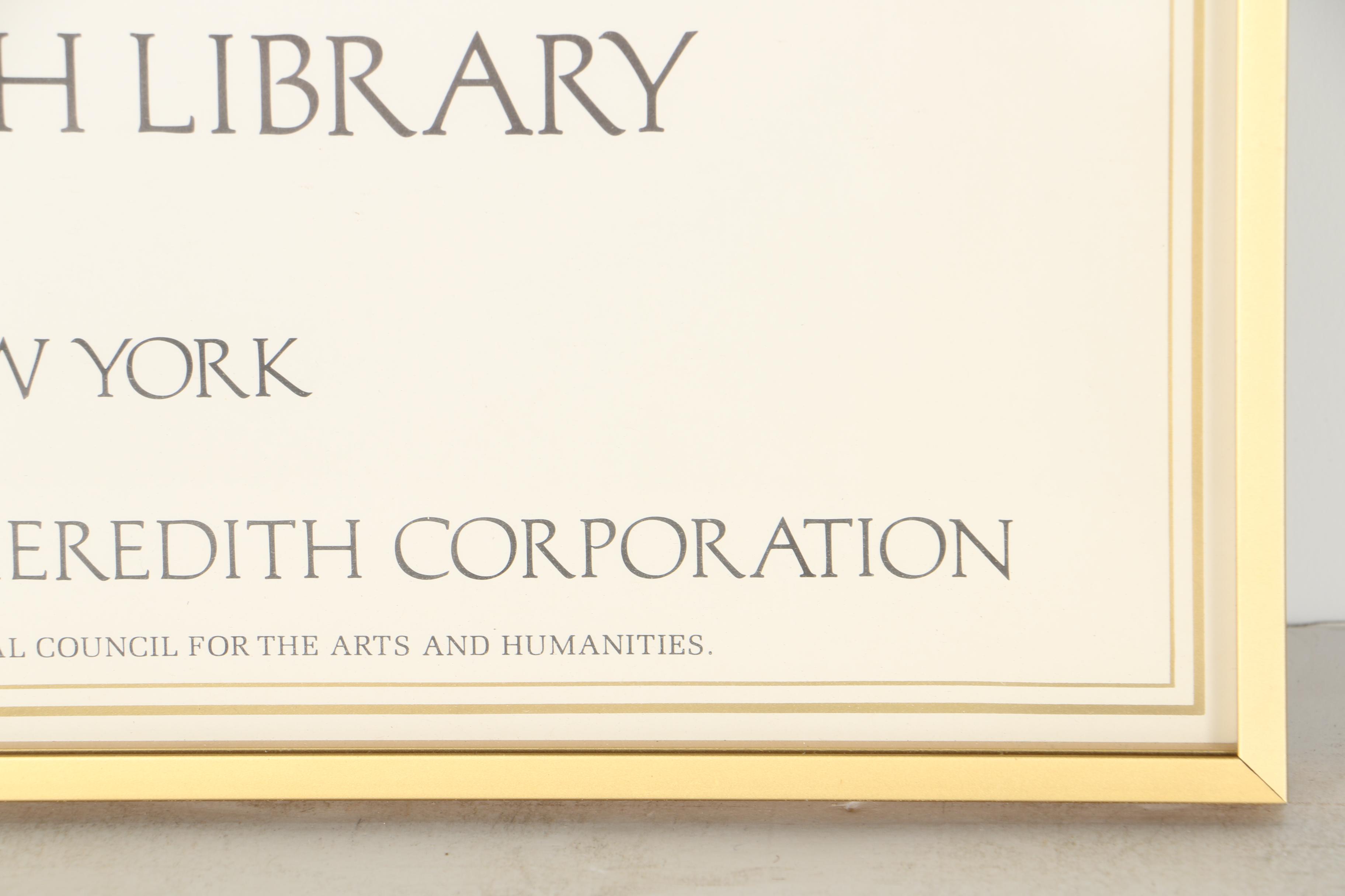 Offset Lithograph Exhibition Poster for "Renaissance Painting In Manuscripts"