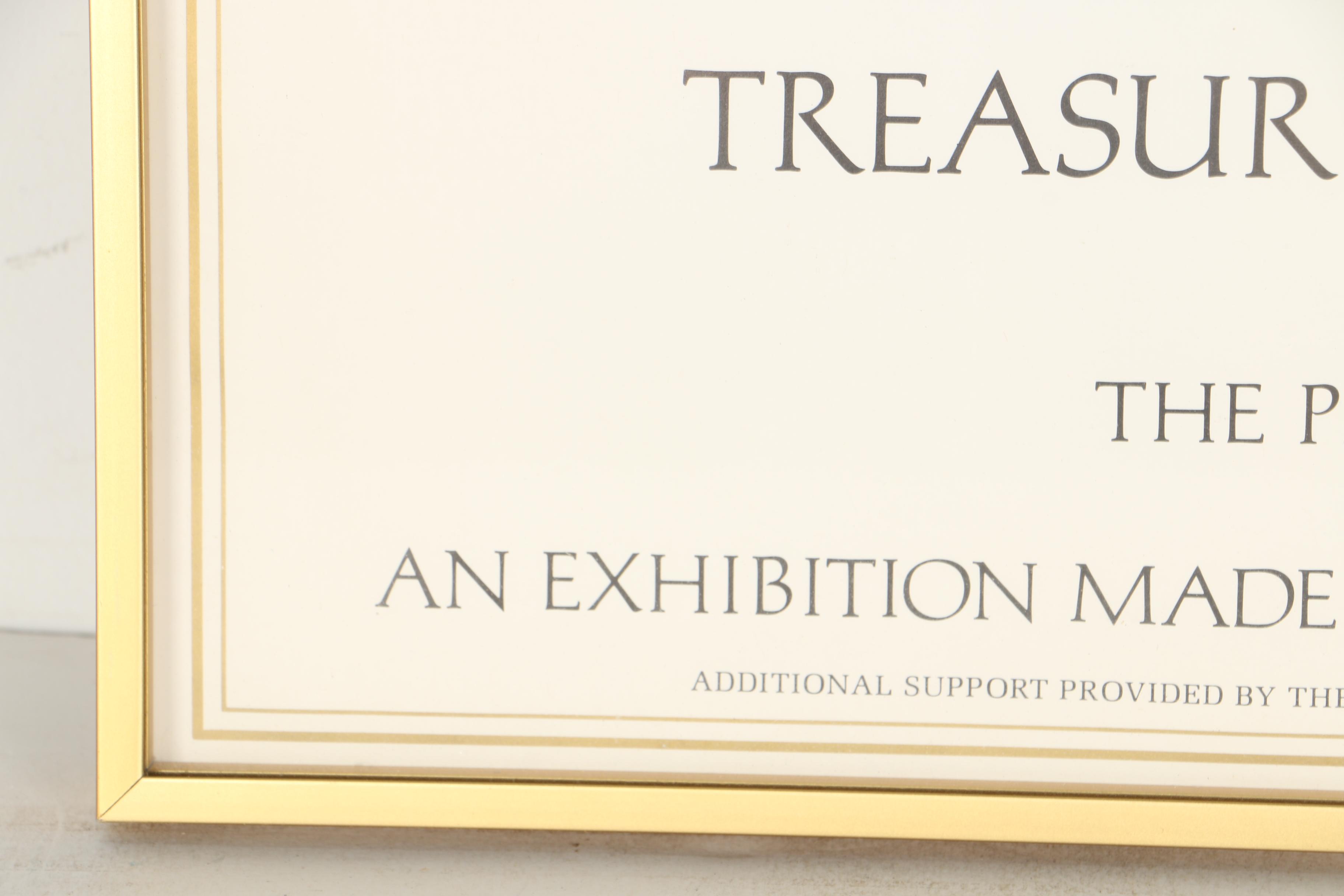 Offset Lithograph Exhibition Poster for "Renaissance Painting In Manuscripts"