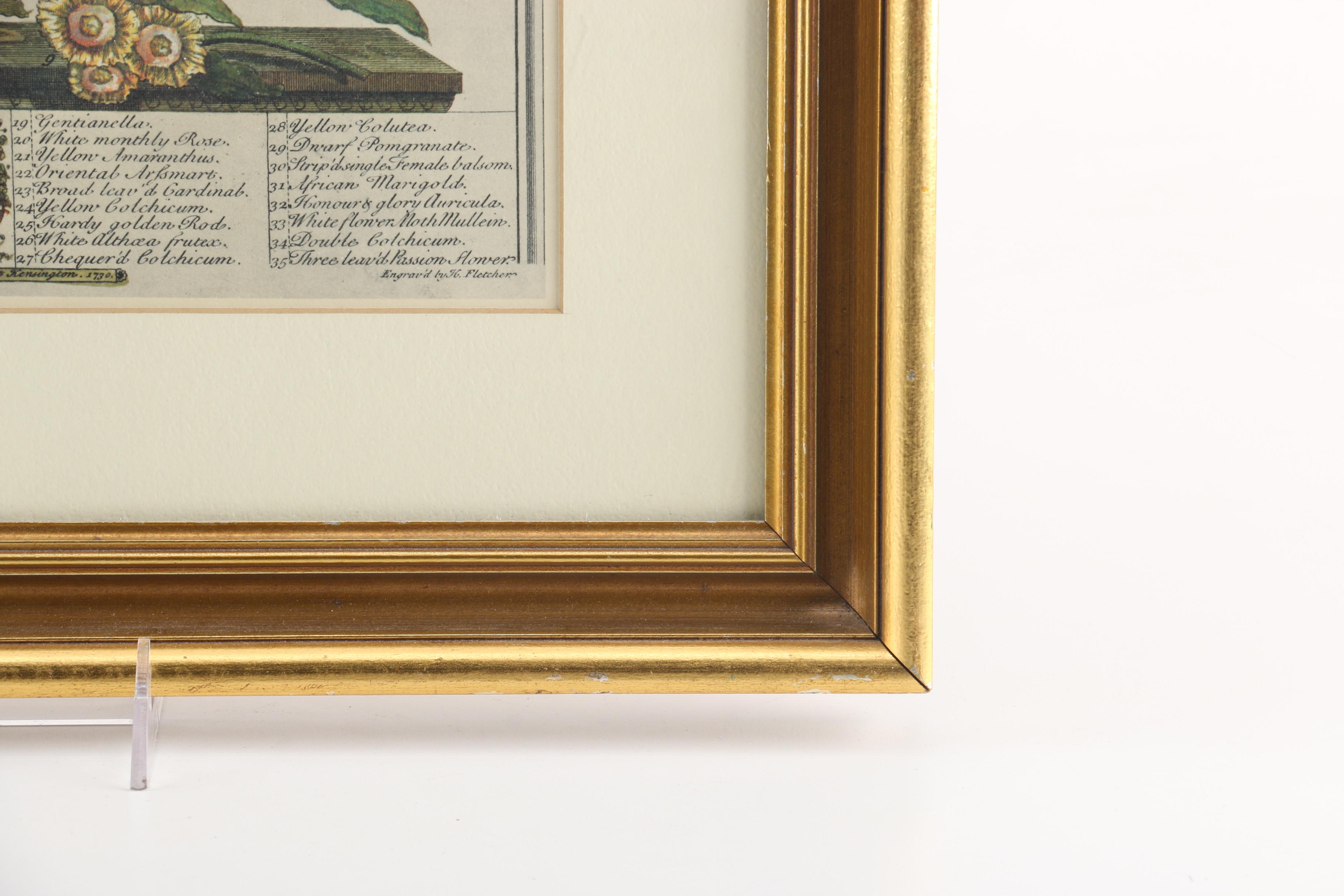 After H. Fletcher Offset Lithograph "September"