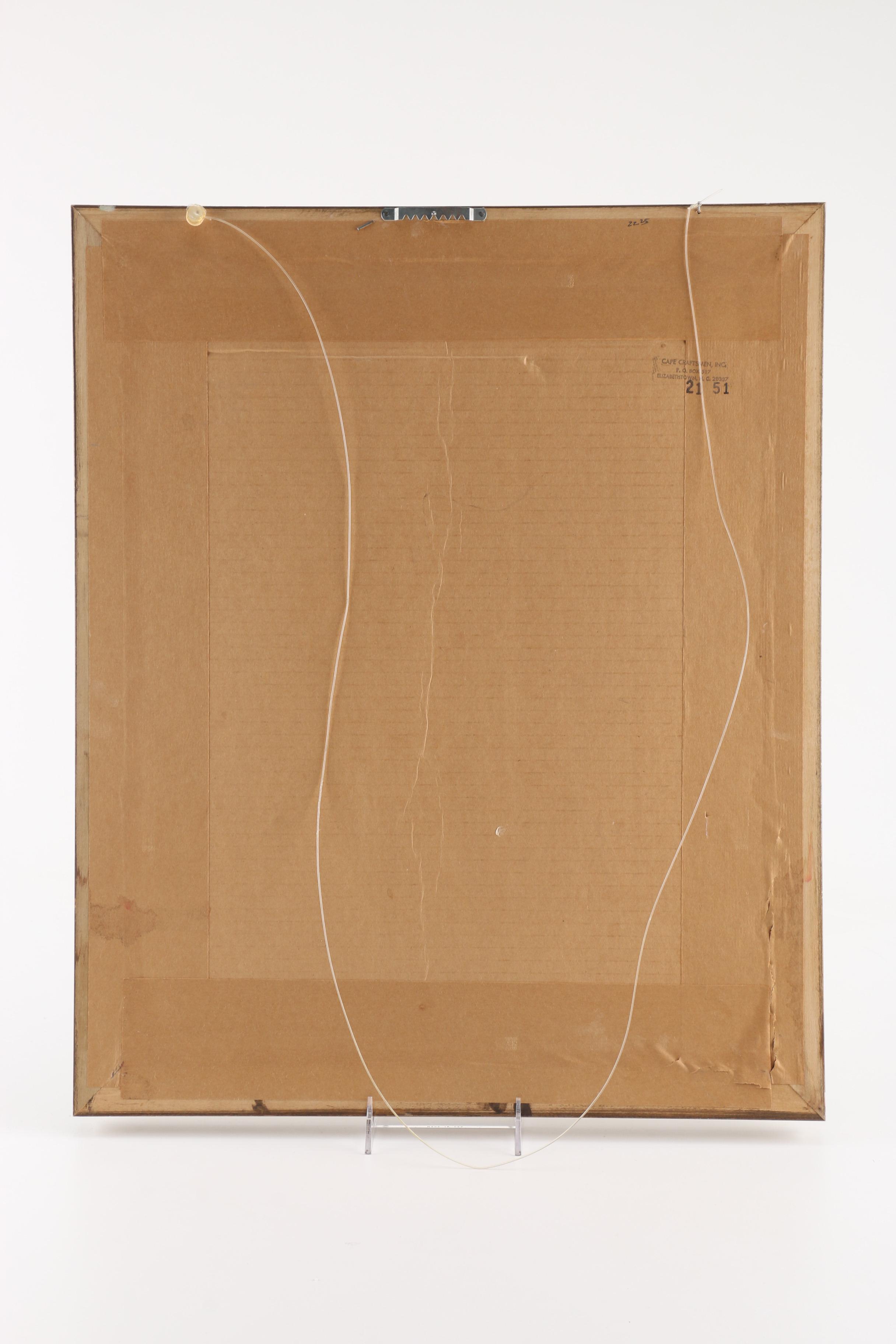 After H. Fletcher Offset Lithograph "September"