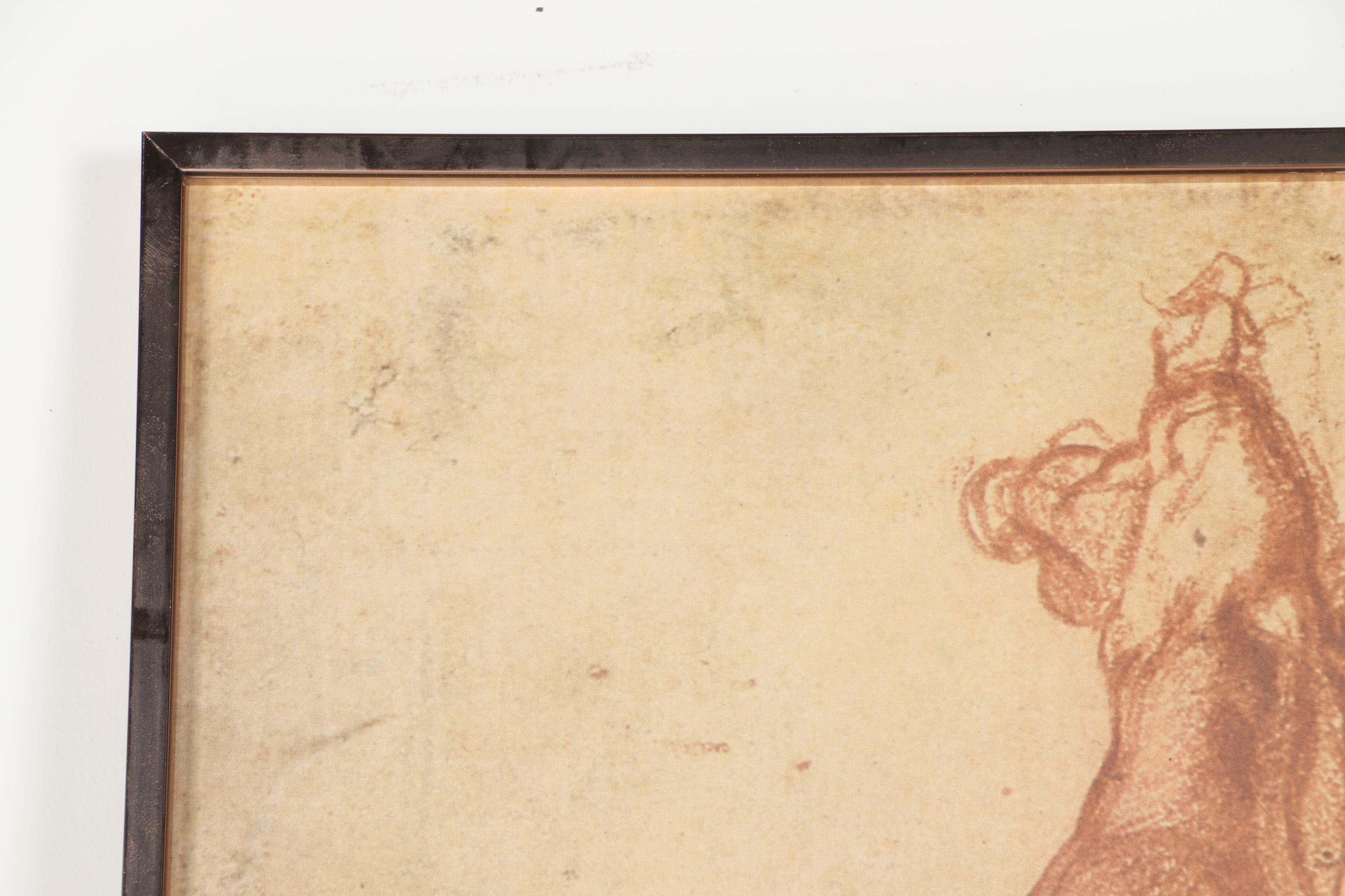 Michelangelo Exhibition Framed Poster