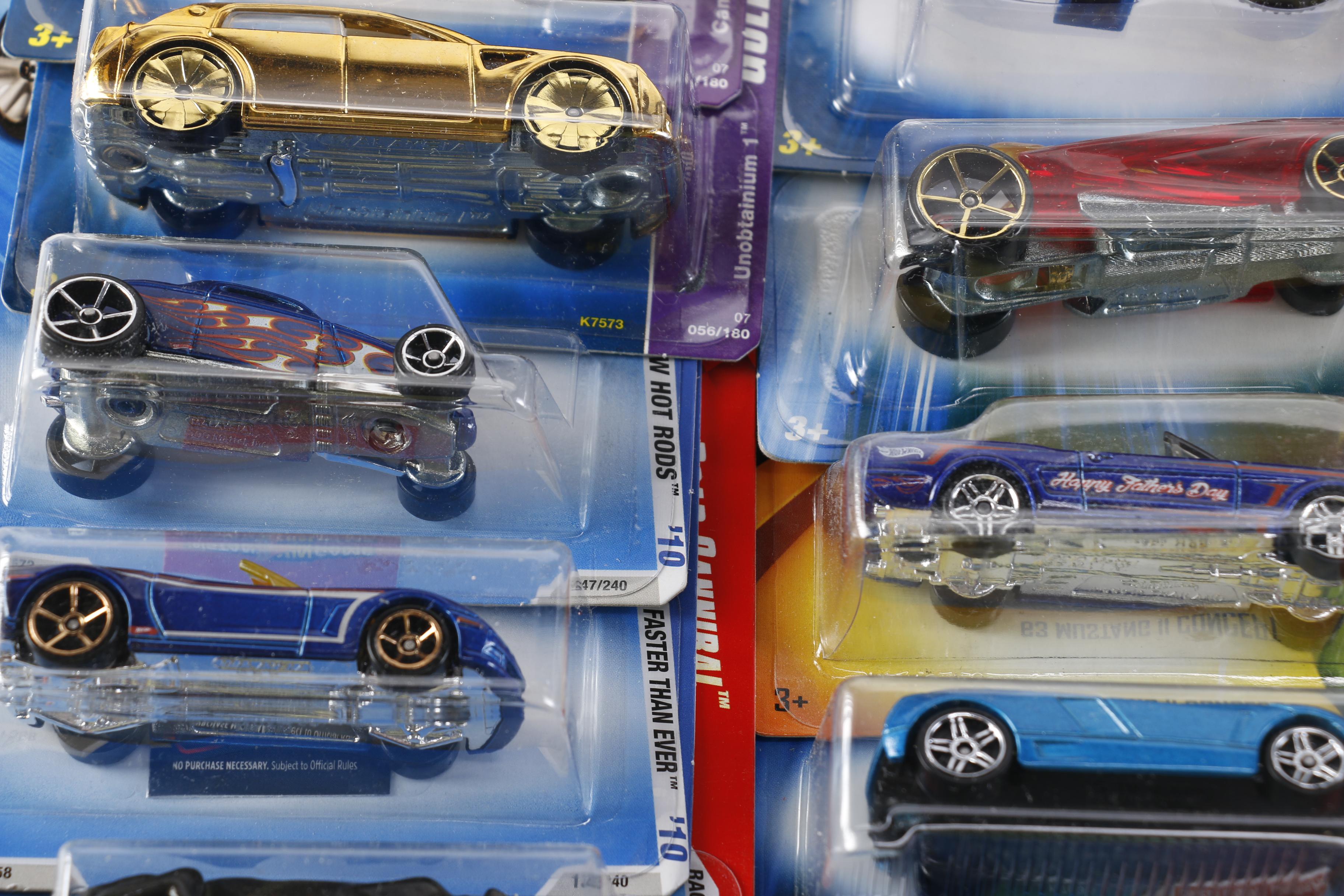 Collection of Hot Wheels Cars