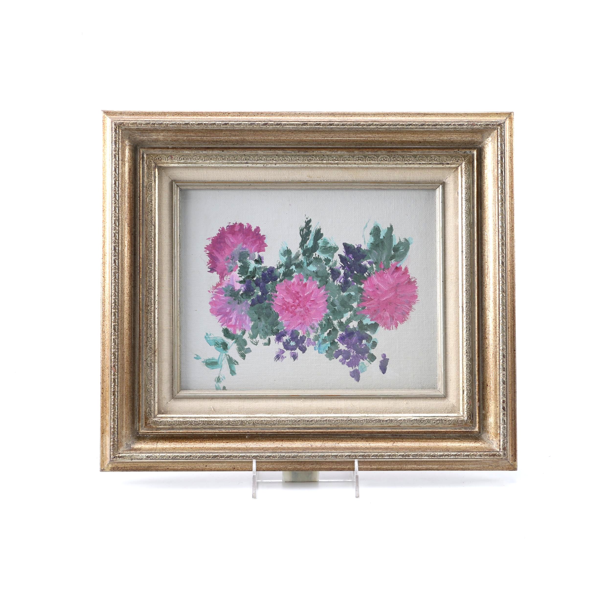 Framed Oil Painting on Canvas Board