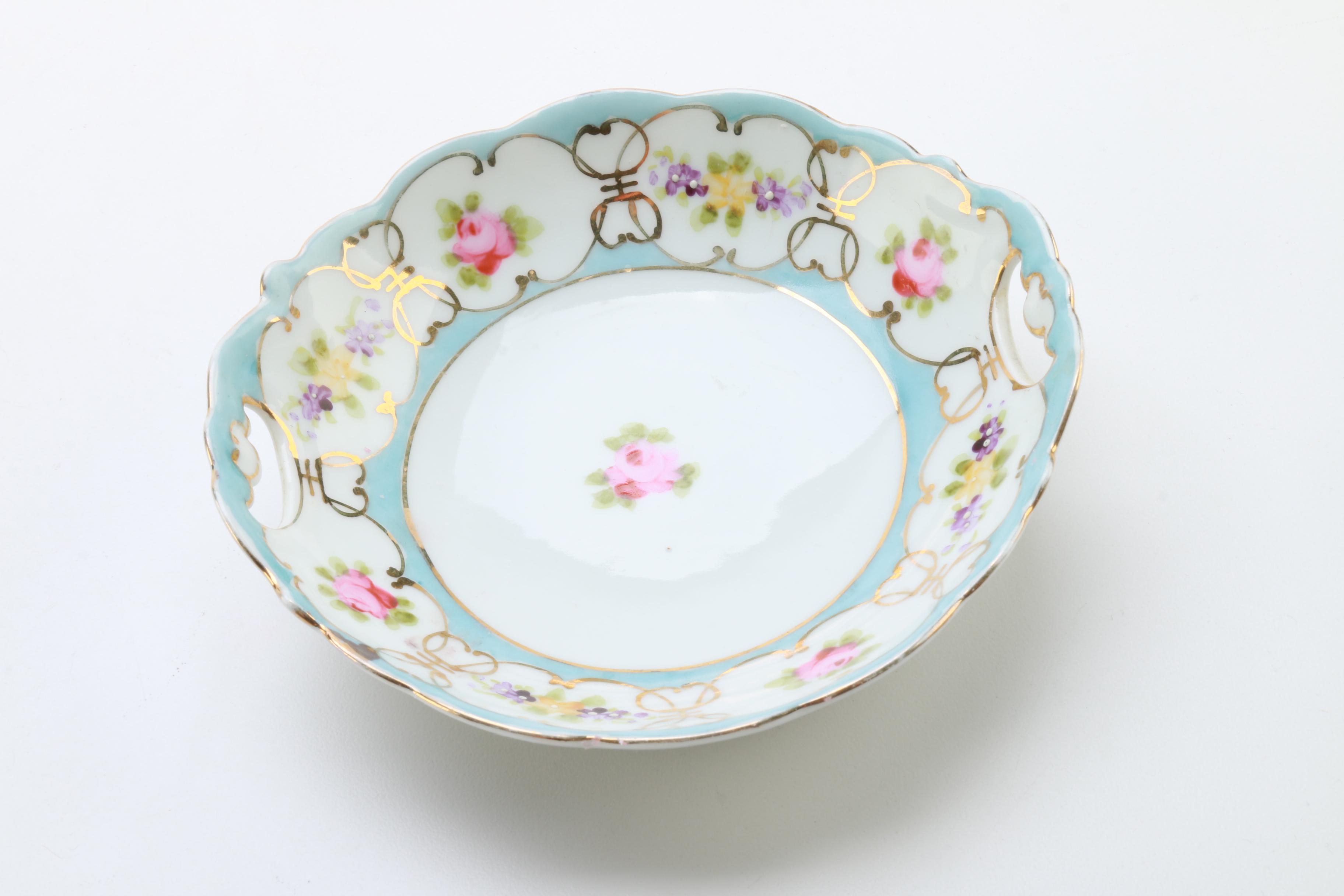 Hand Painted Nippon Porcelain Bowls