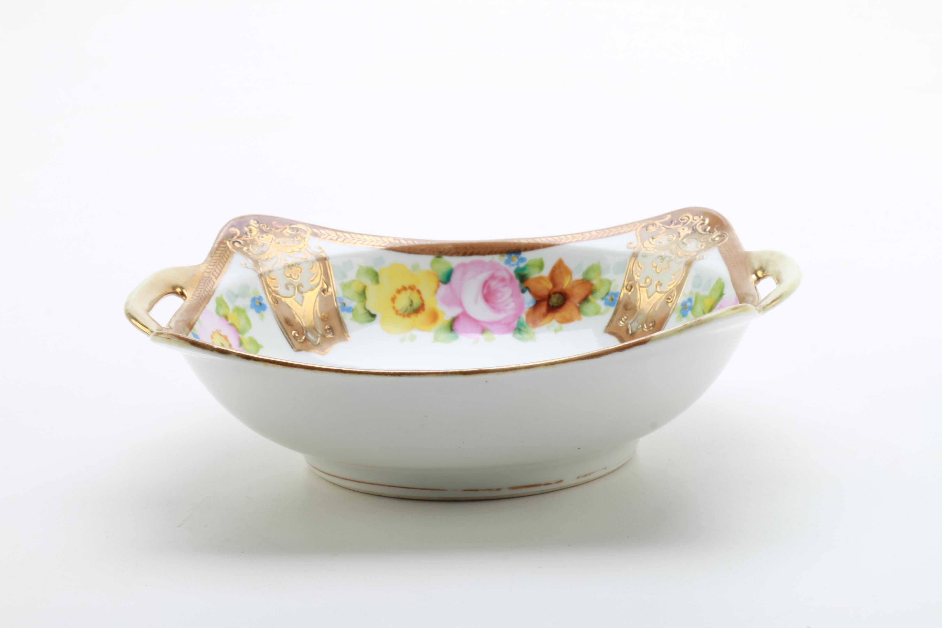 Hand Painted Nippon Porcelain Bowls