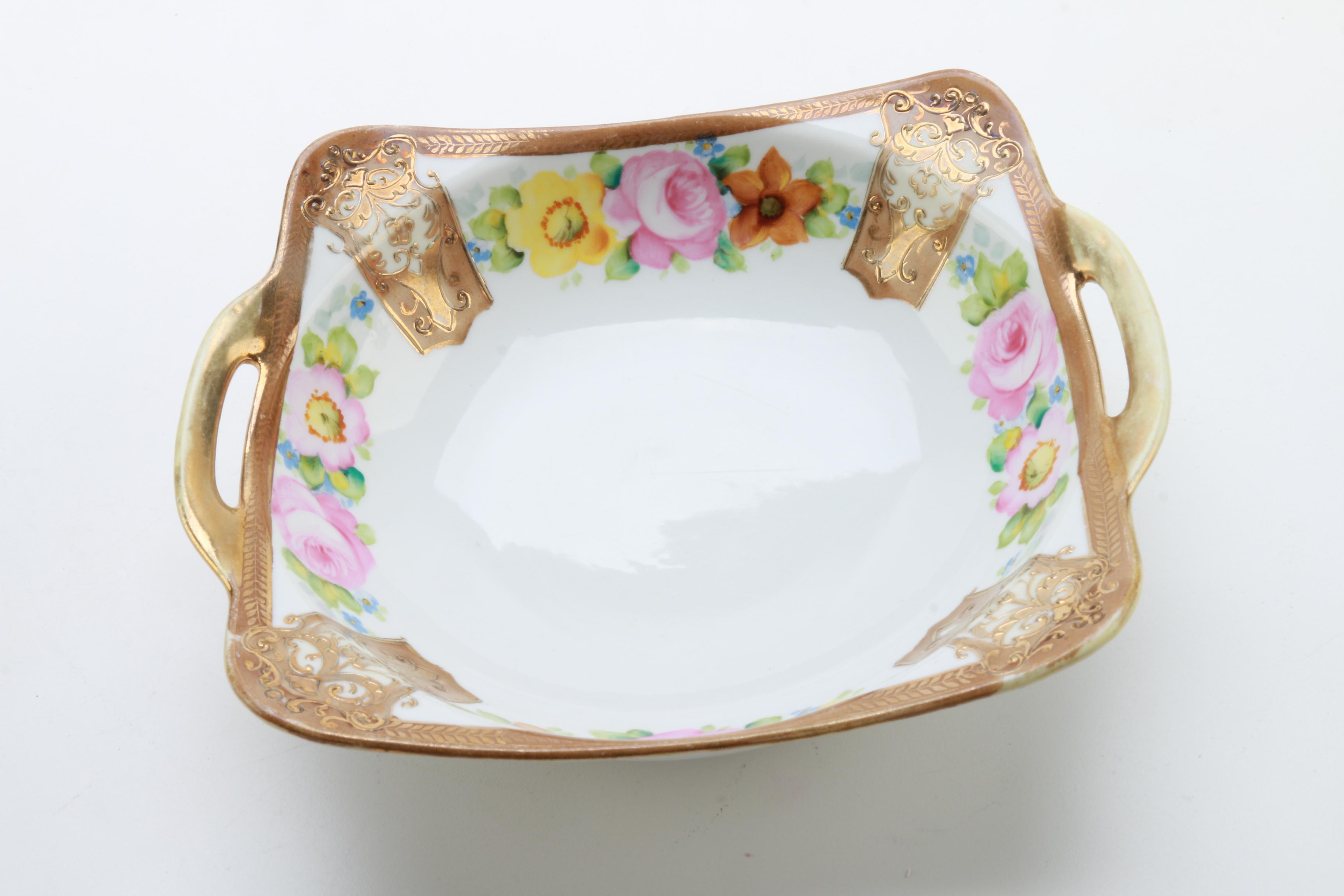 Hand Painted Nippon Porcelain Bowls