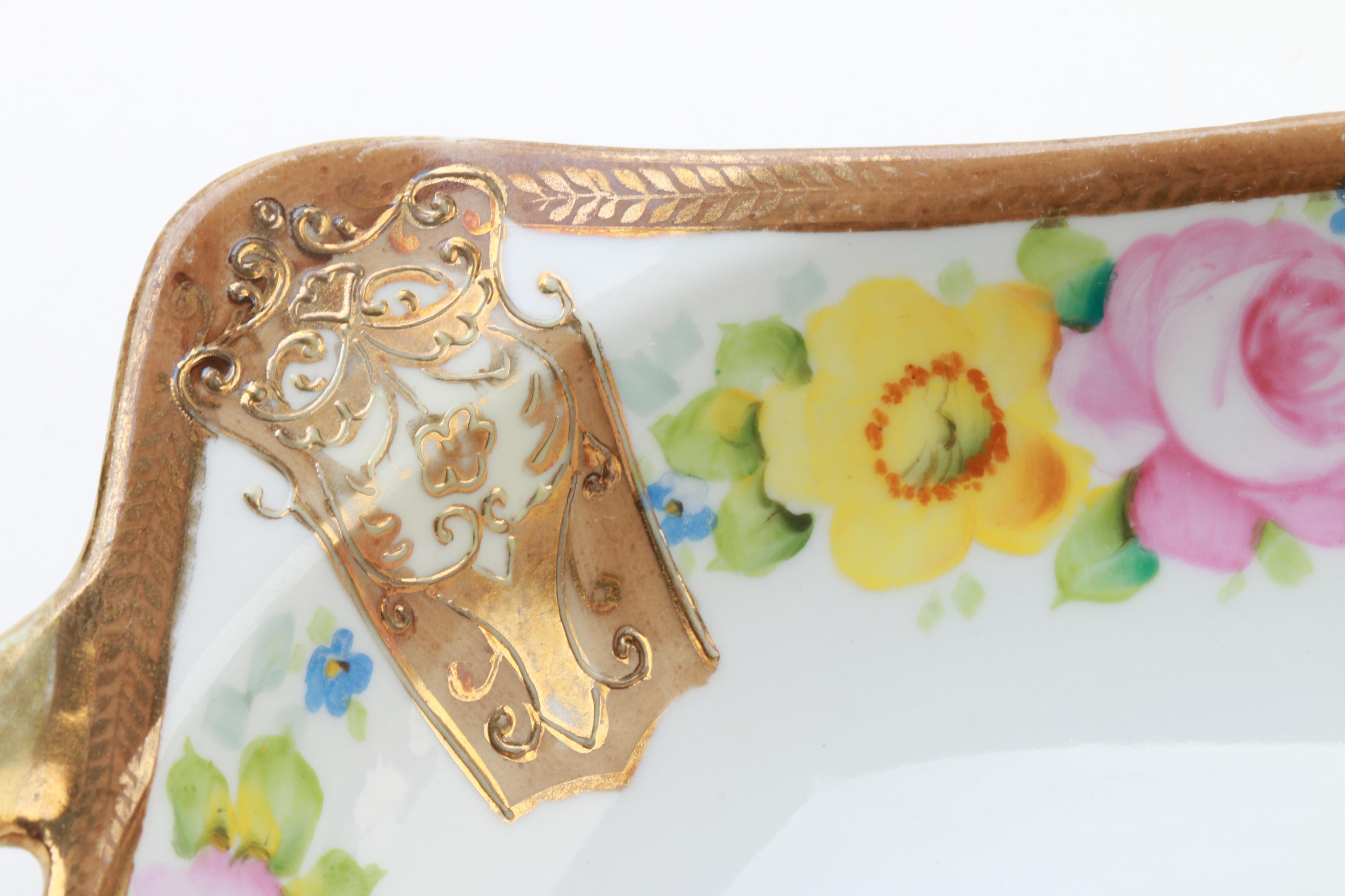 Hand Painted Nippon Porcelain Bowls