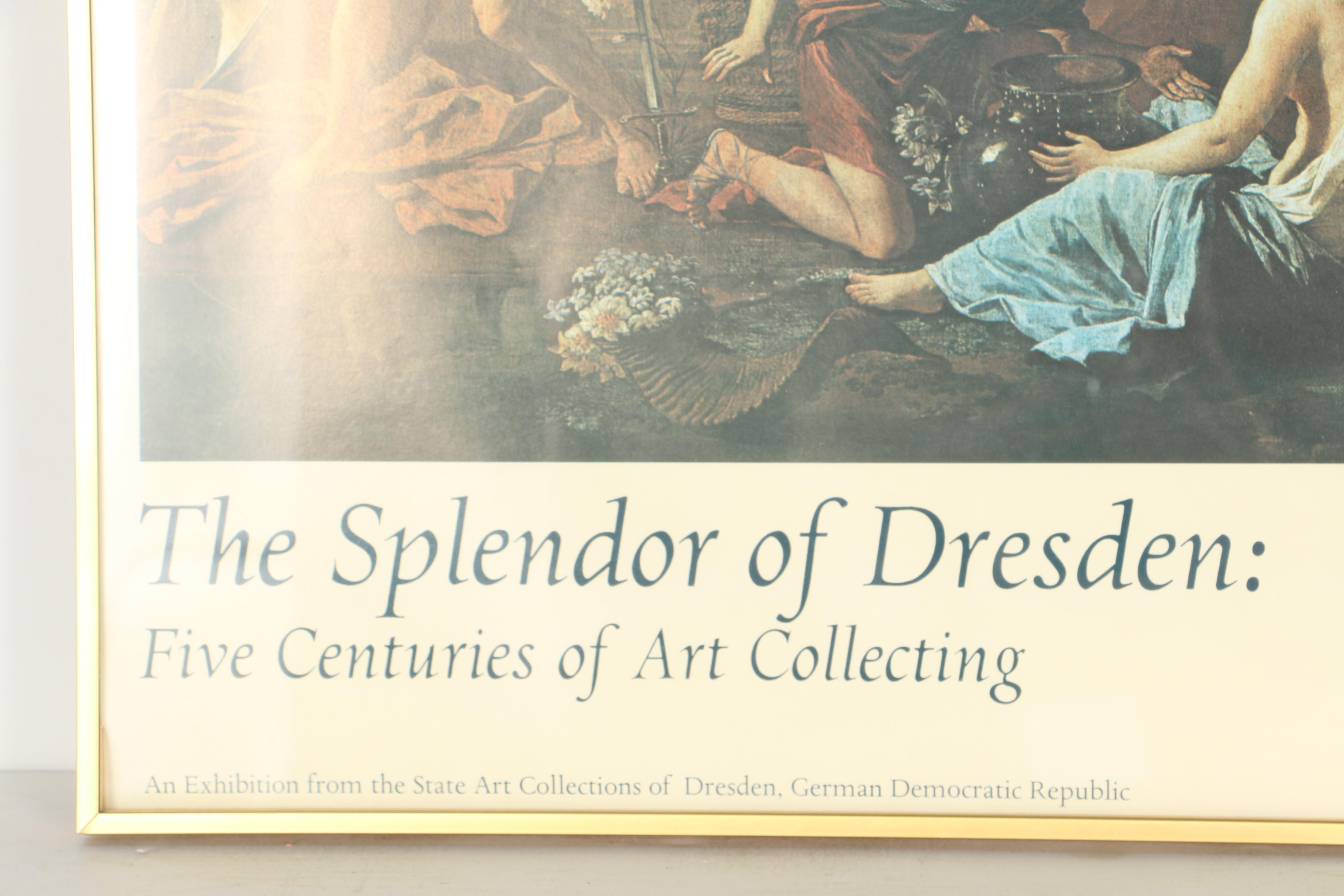 "The Splendor of Dresden" Exhibition Poster