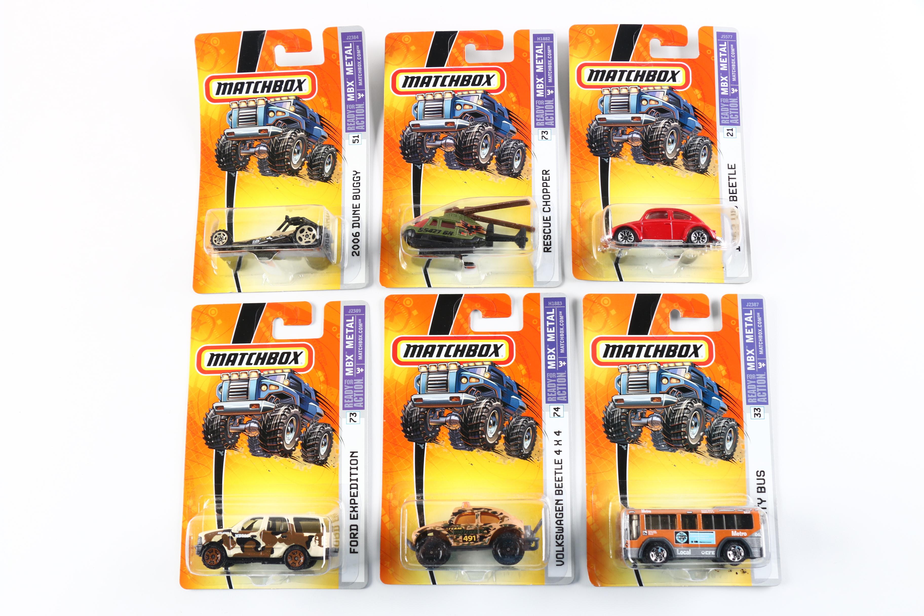 Early to Mid-2000s Matchbox Die-Cast Cars