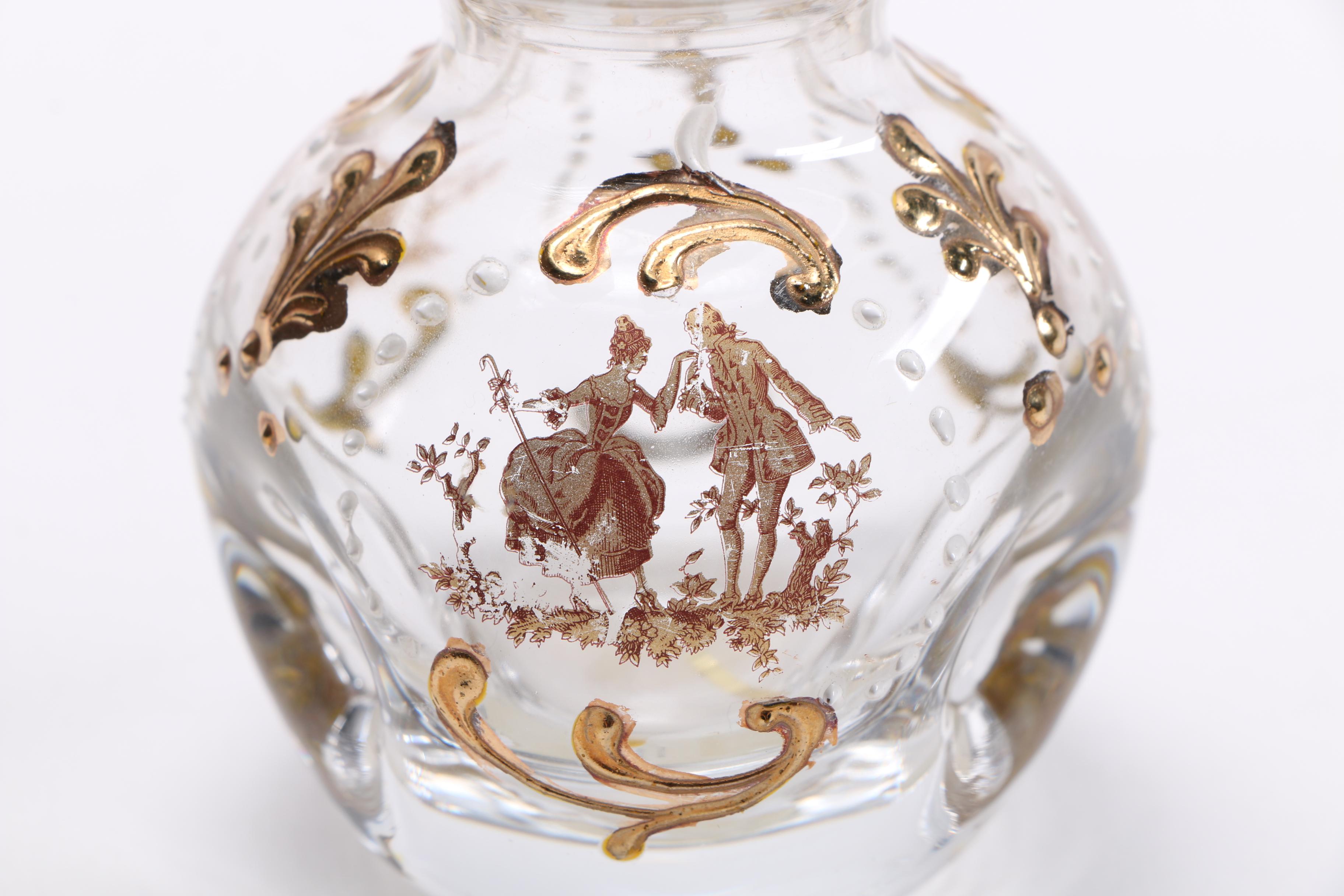 Hand Decorated Glass Vessel