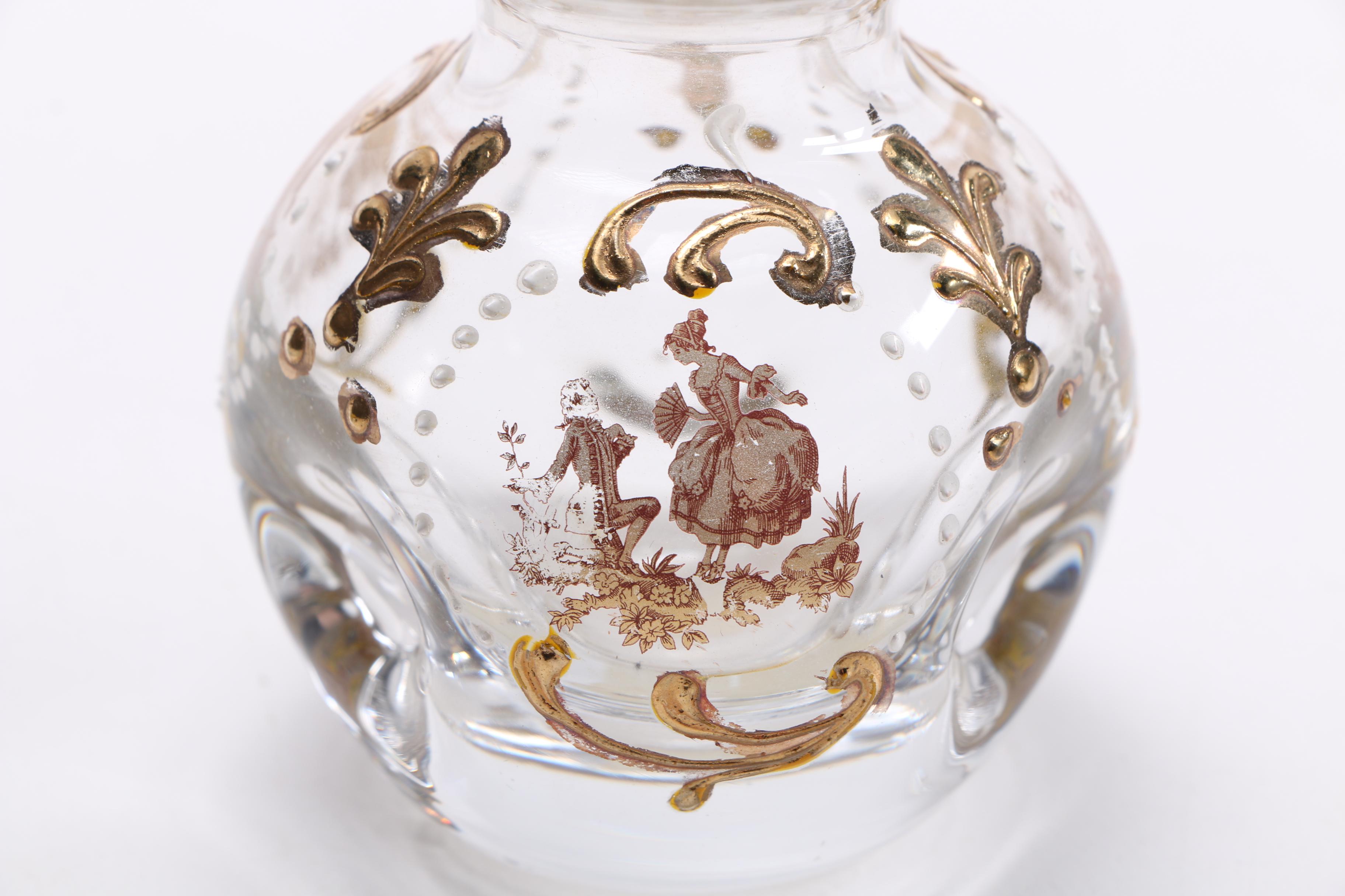 Hand Decorated Glass Vessel