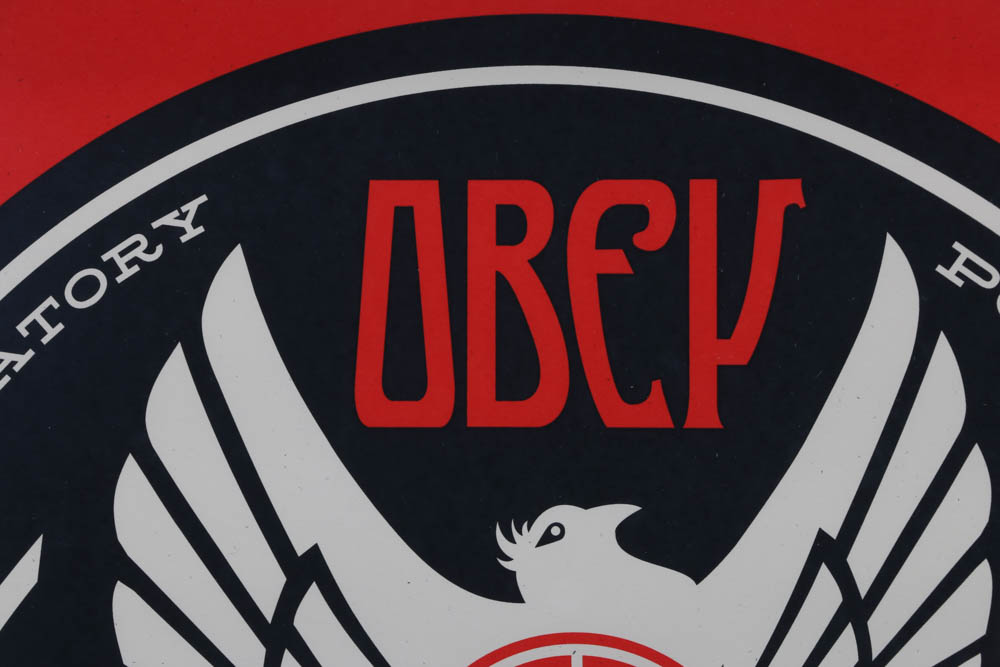 Shepard Fairey Signed Limited Edition Serigraph "Peace and Freedom"