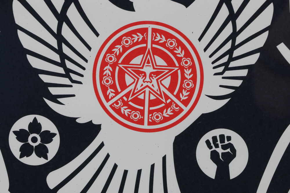 Shepard Fairey Signed Limited Edition Serigraph "Peace and Freedom"