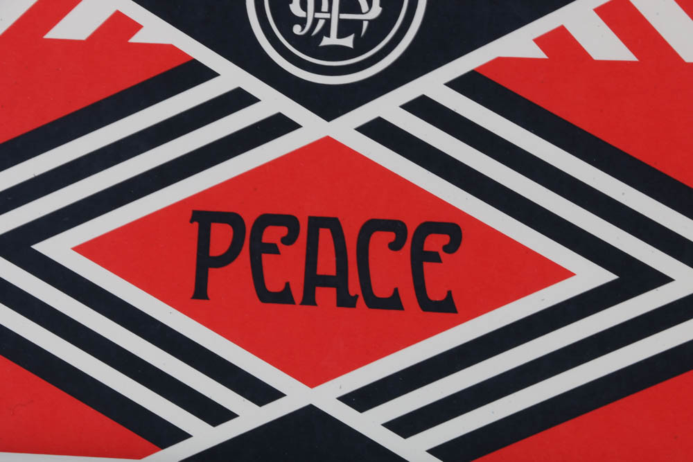 Shepard Fairey Signed Limited Edition Serigraph "Peace and Freedom"