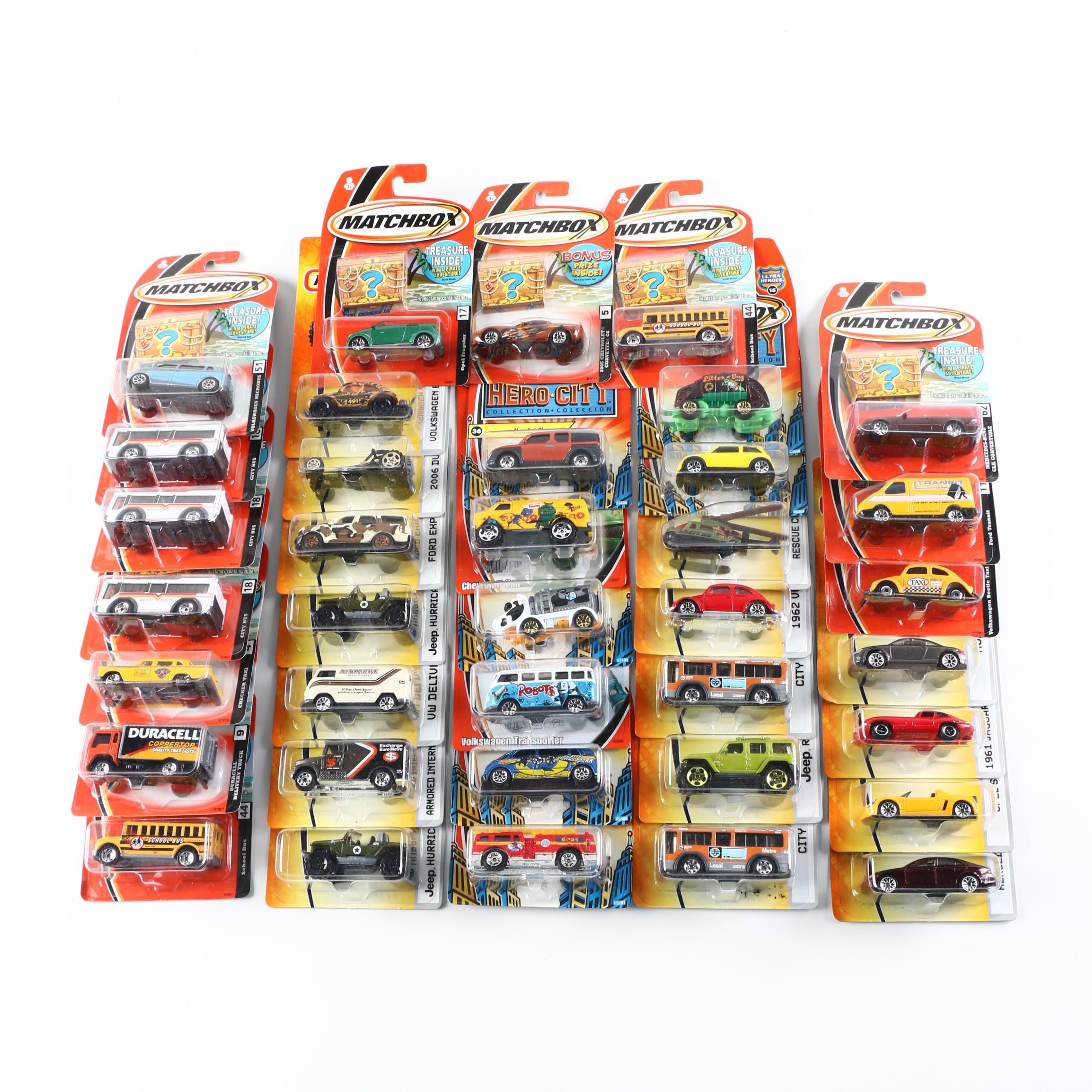 Early to Mid-2000s Matchbox Die-Cast Cars