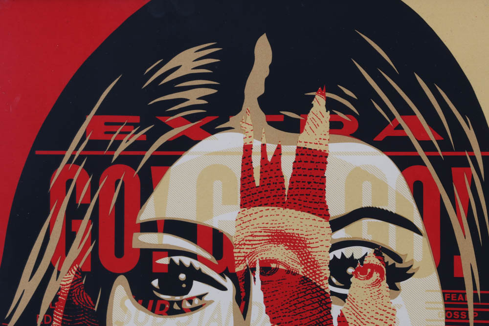 Shepard Fairey Signed Limited Edition 2016 Serigraph "Media Target"