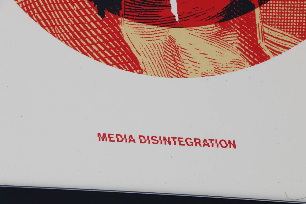 Shepard Fairey Signed Limited Edition 2016 Serigraph "Media Target"