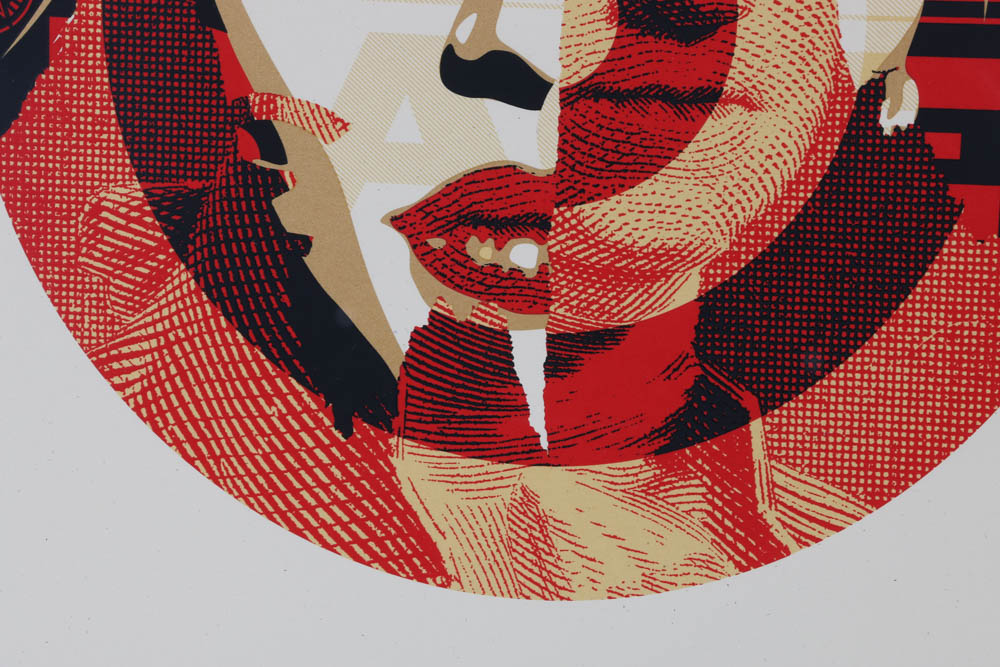 Shepard Fairey Signed Limited Edition 2016 Serigraph "Media Target"