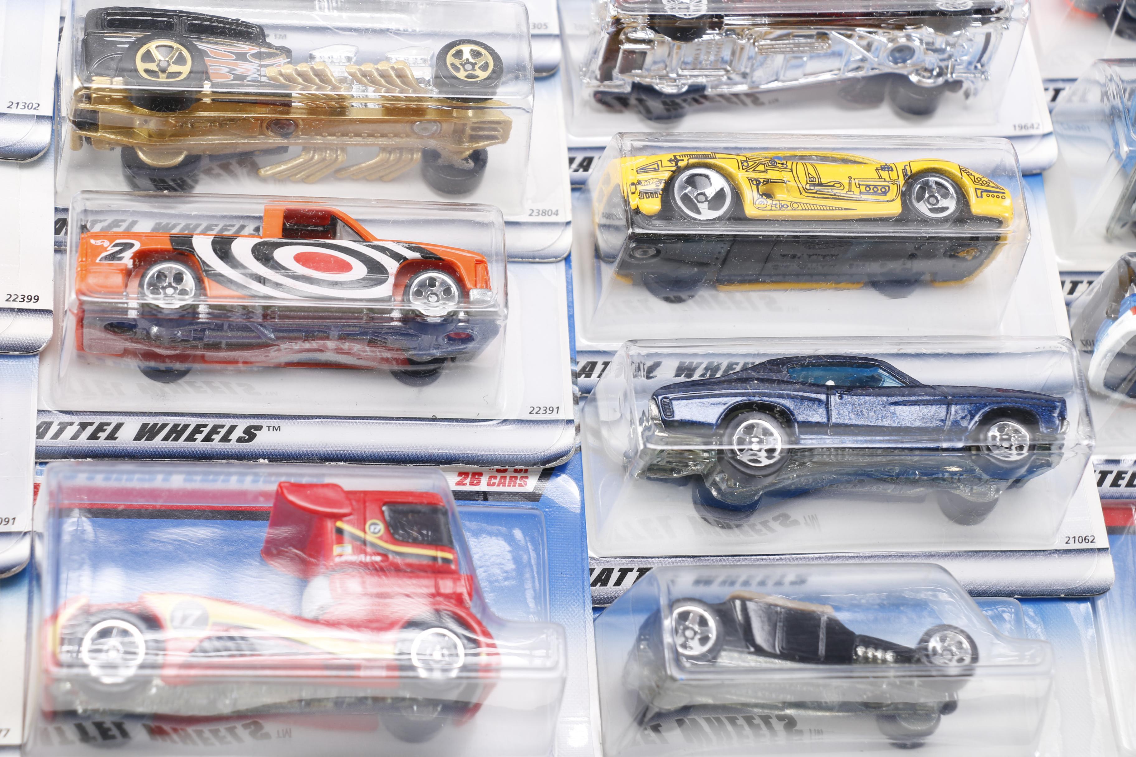 Collection of Hot Wheels Cars