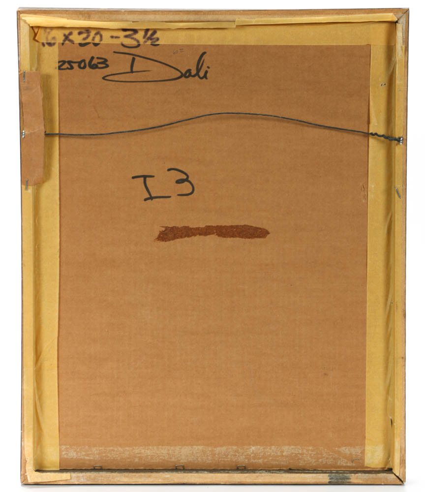 Salvador Dalí Wood Engraving "Hell Canto 3"