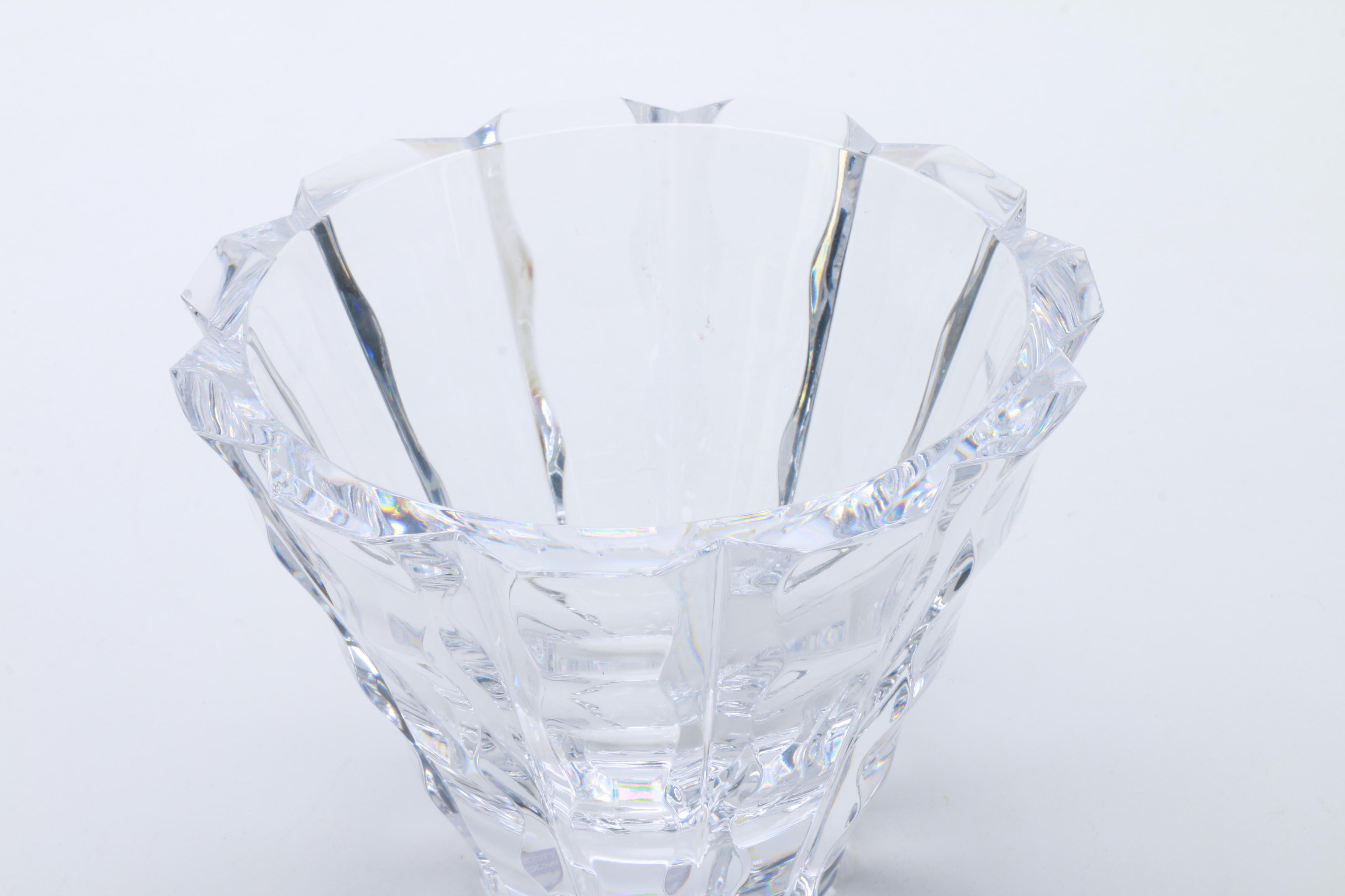 Collection of Orrefors and Waterford Crystal Bowls