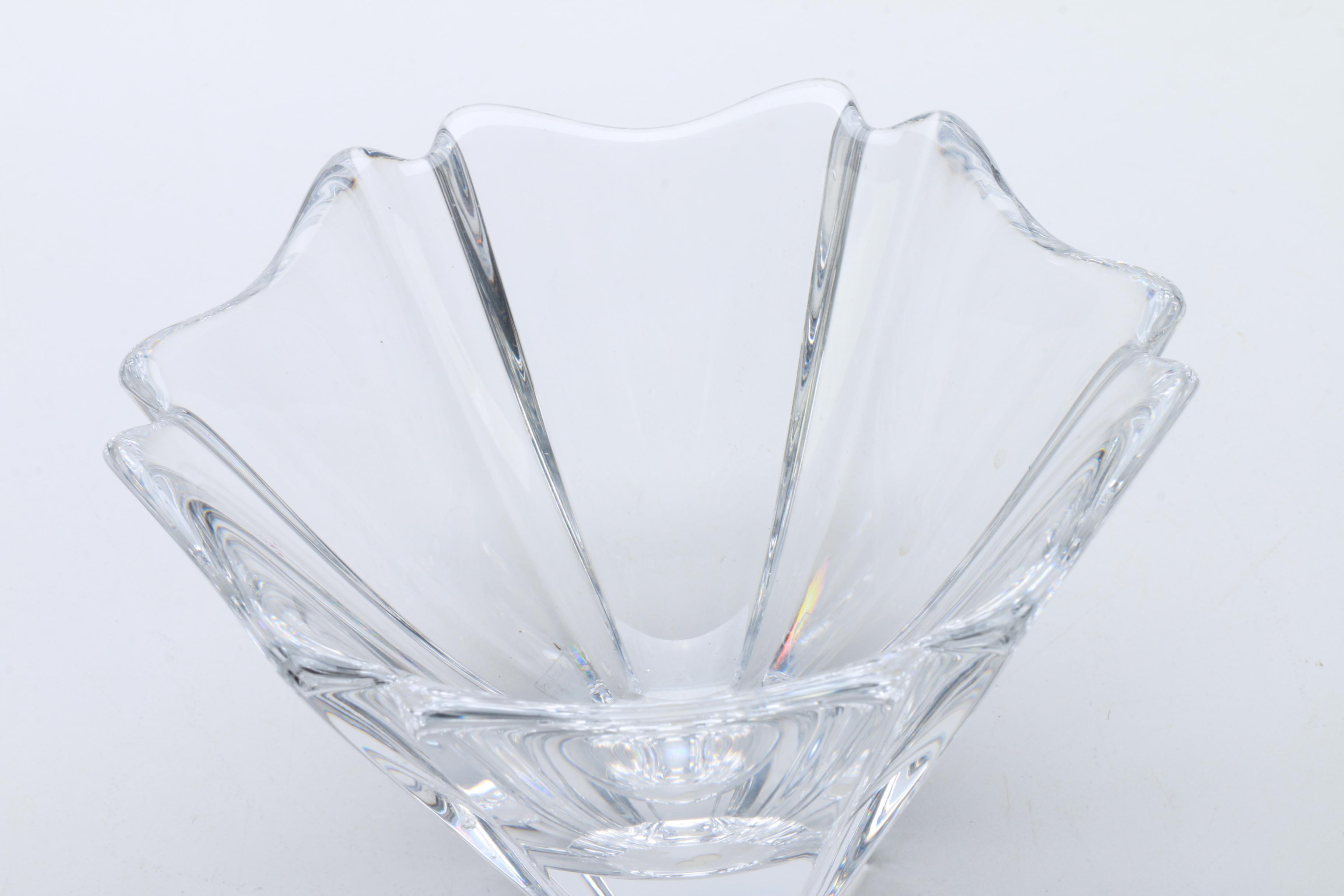 Collection of Orrefors and Waterford Crystal Bowls