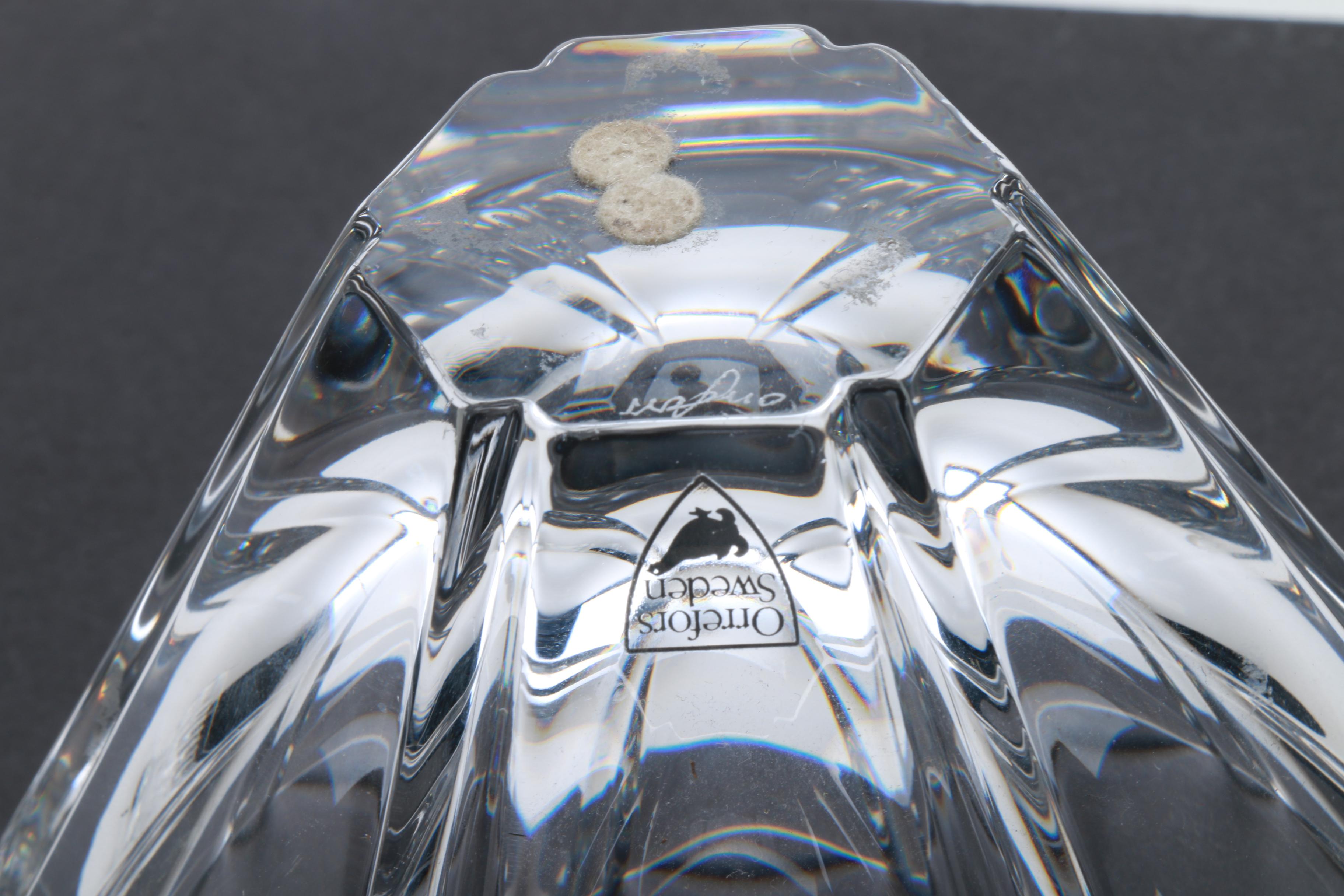 Collection of Orrefors and Waterford Crystal Bowls