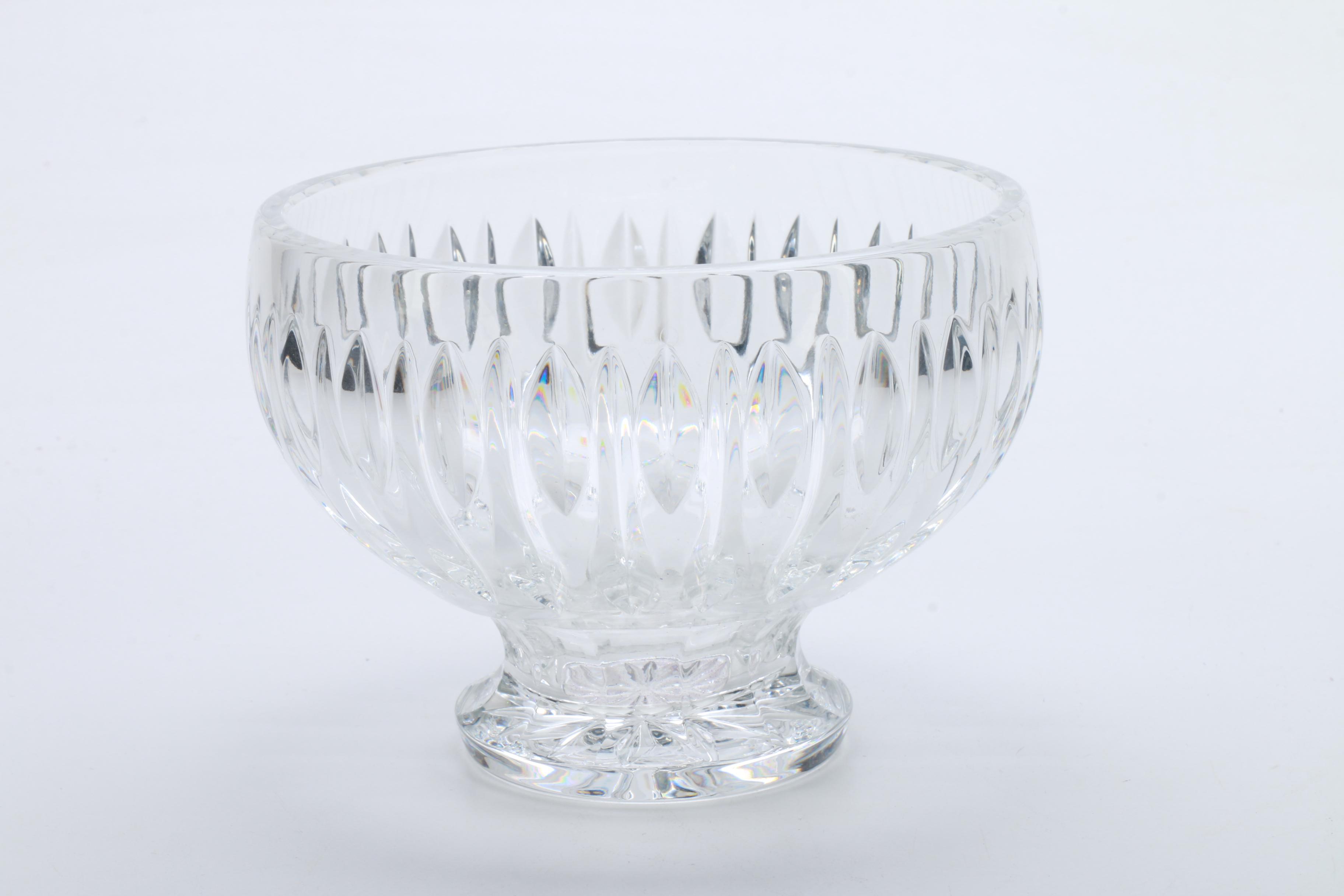 Collection of Orrefors and Waterford Crystal Bowls