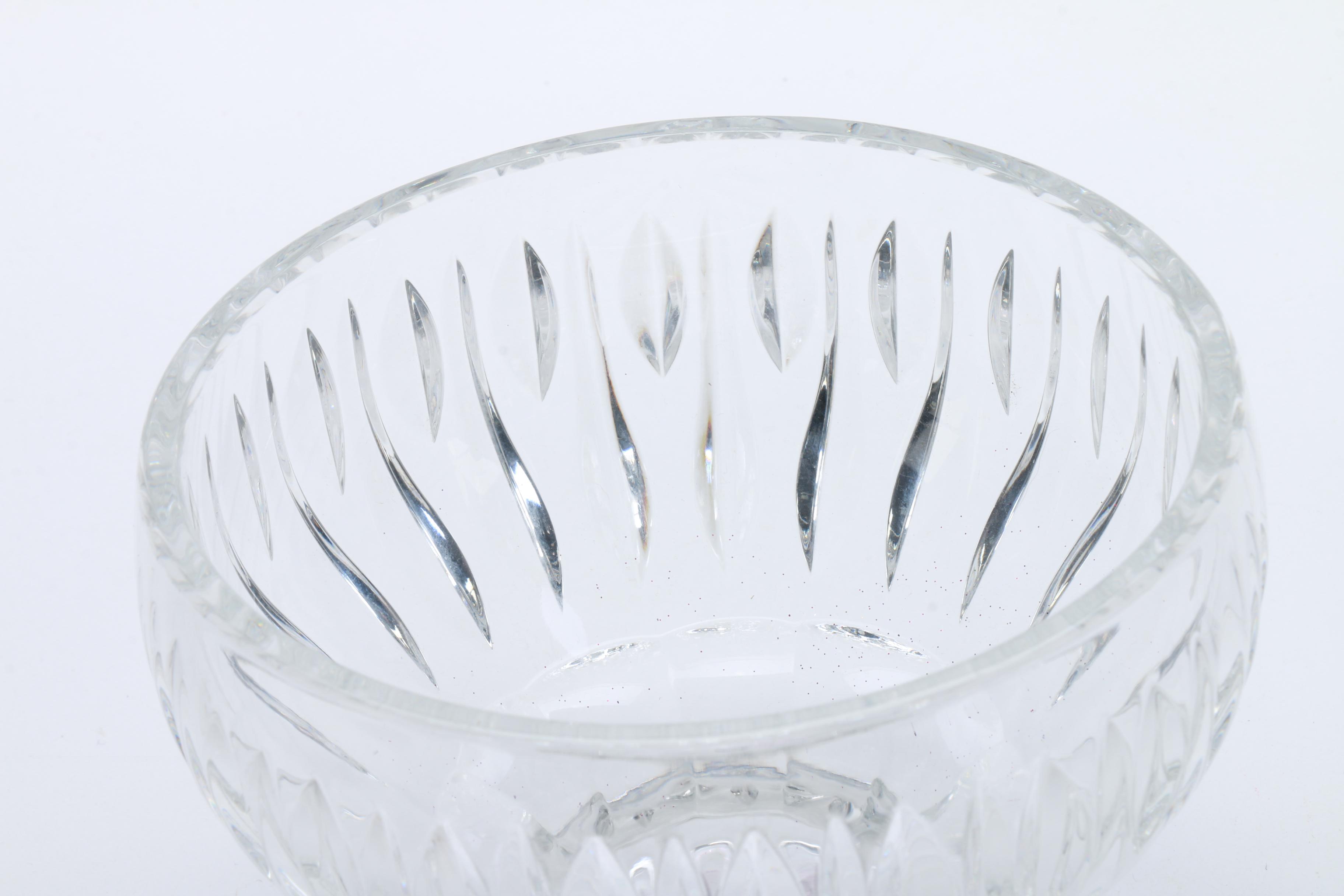 Collection of Orrefors and Waterford Crystal Bowls