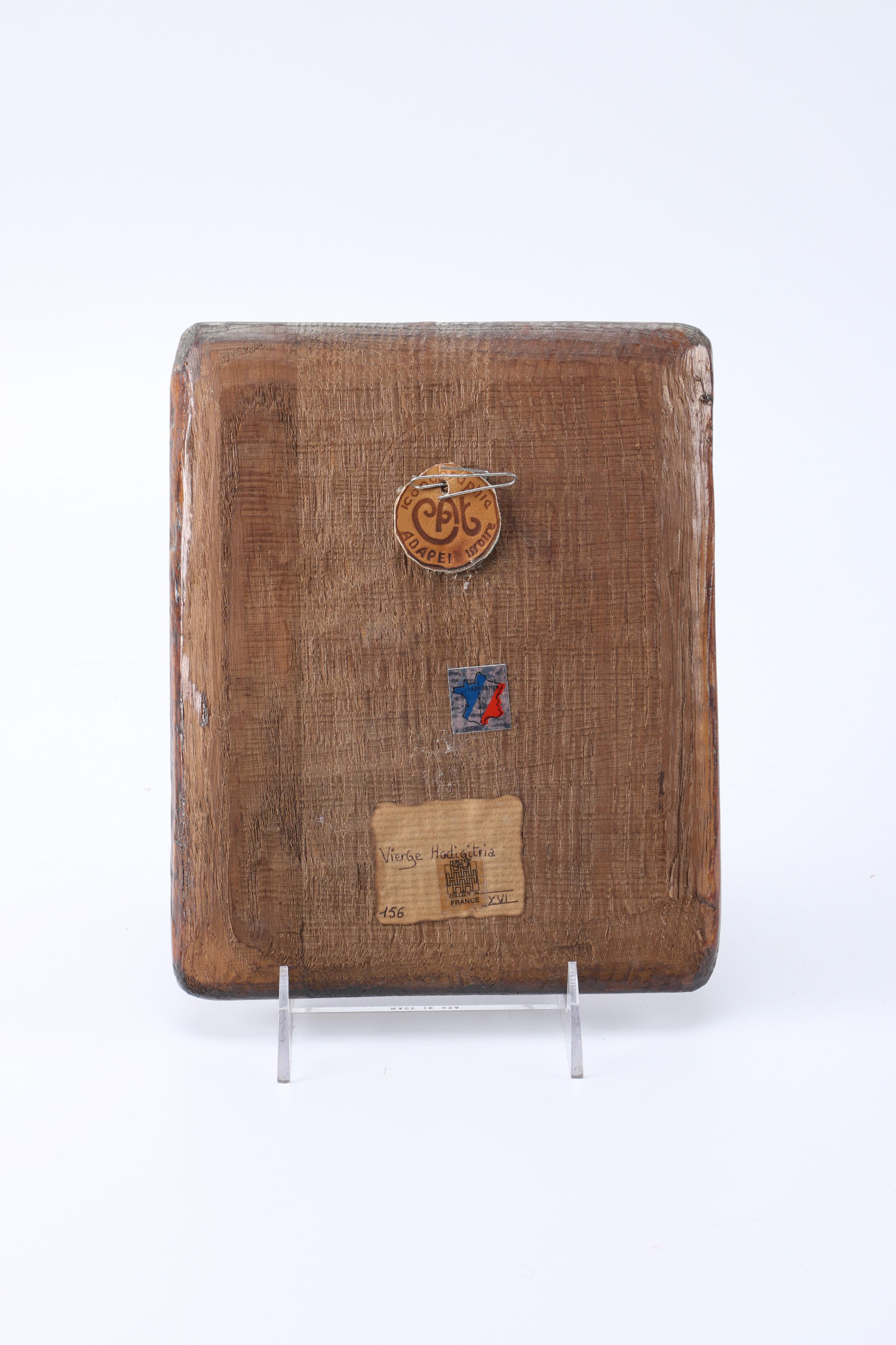 Religious Prints After Icons of St. Nicholas and Virgin Hodegetria