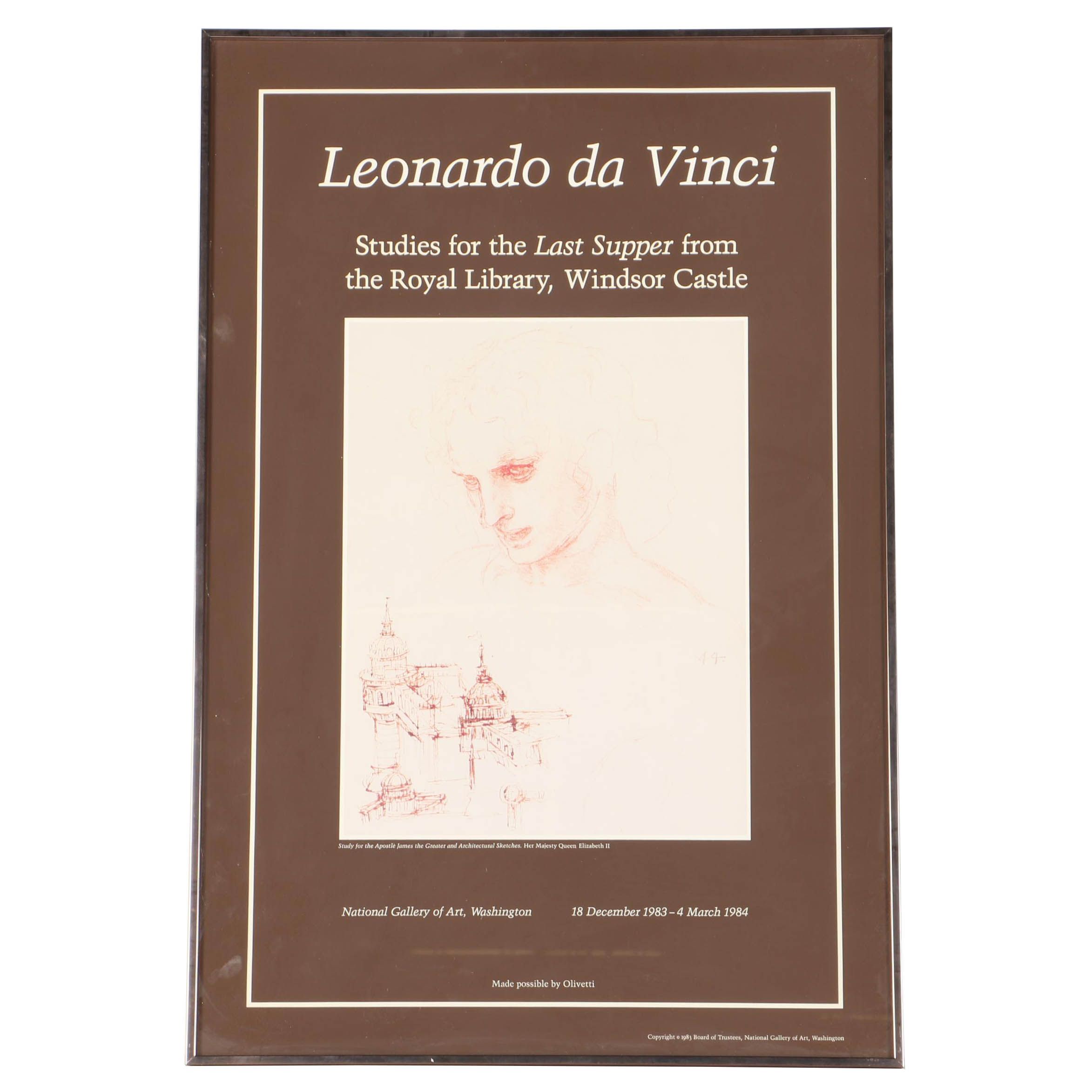 Leonardo Da Vinci Exhibition Poster