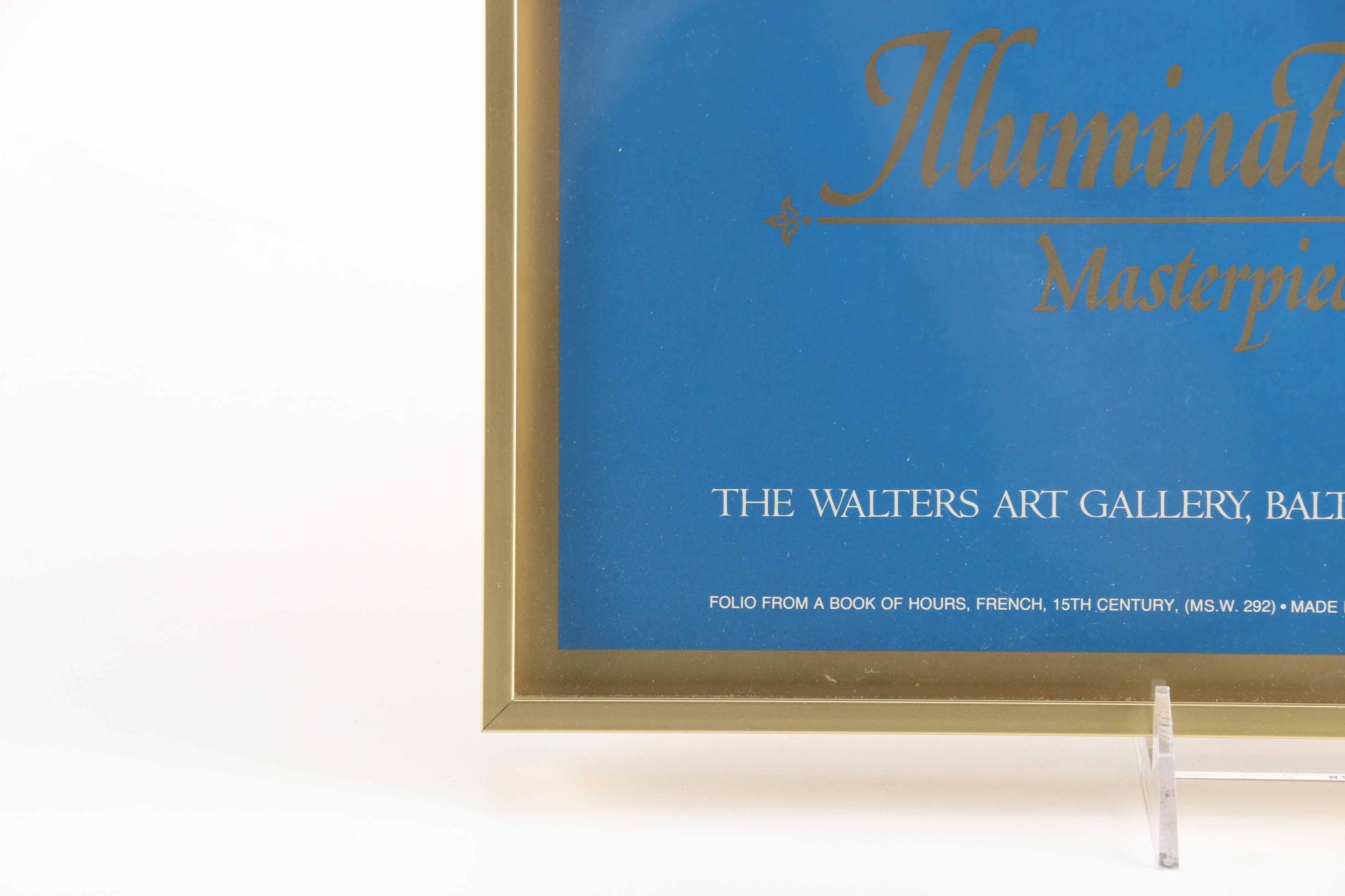 Poster for "Illuminated Manuscripts - Masterpieces in Miniature"