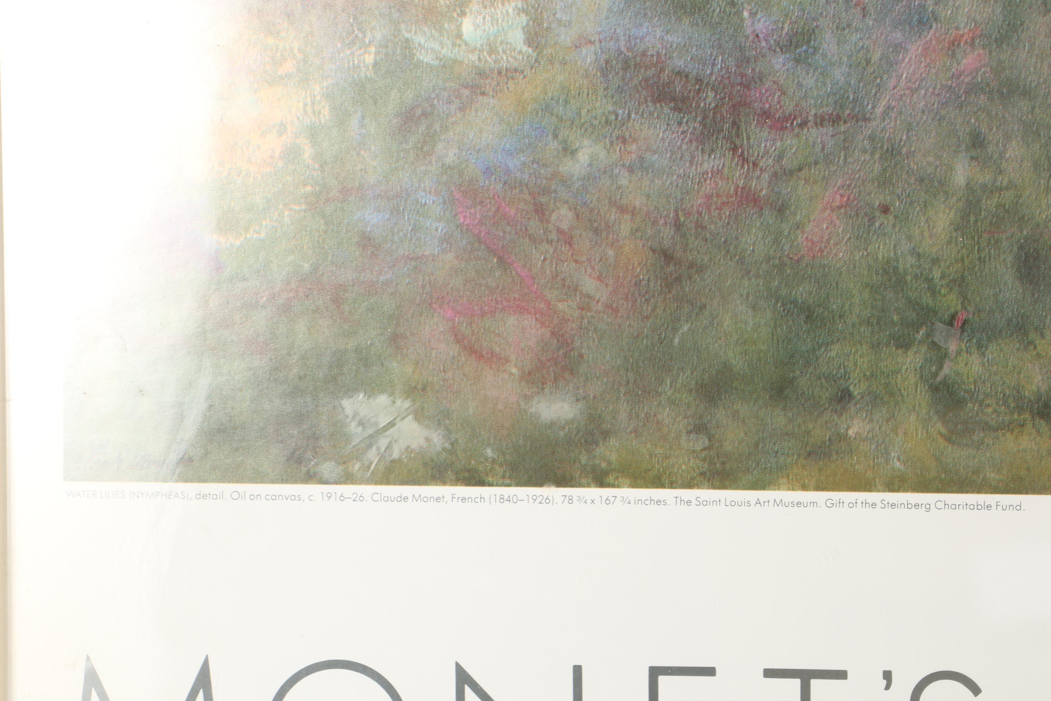 "Monet's Years at Giverny" Metropolitan Museum of Art Exhibition Poster