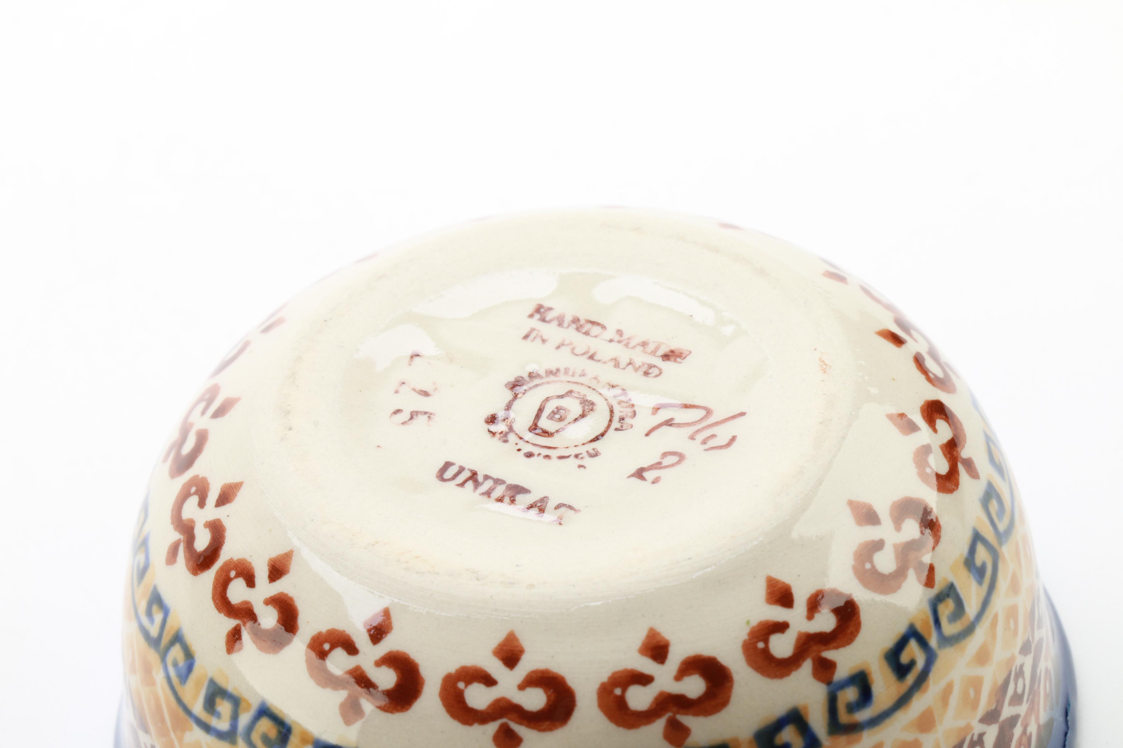 Boleslawiec Handmade Polish Bowls