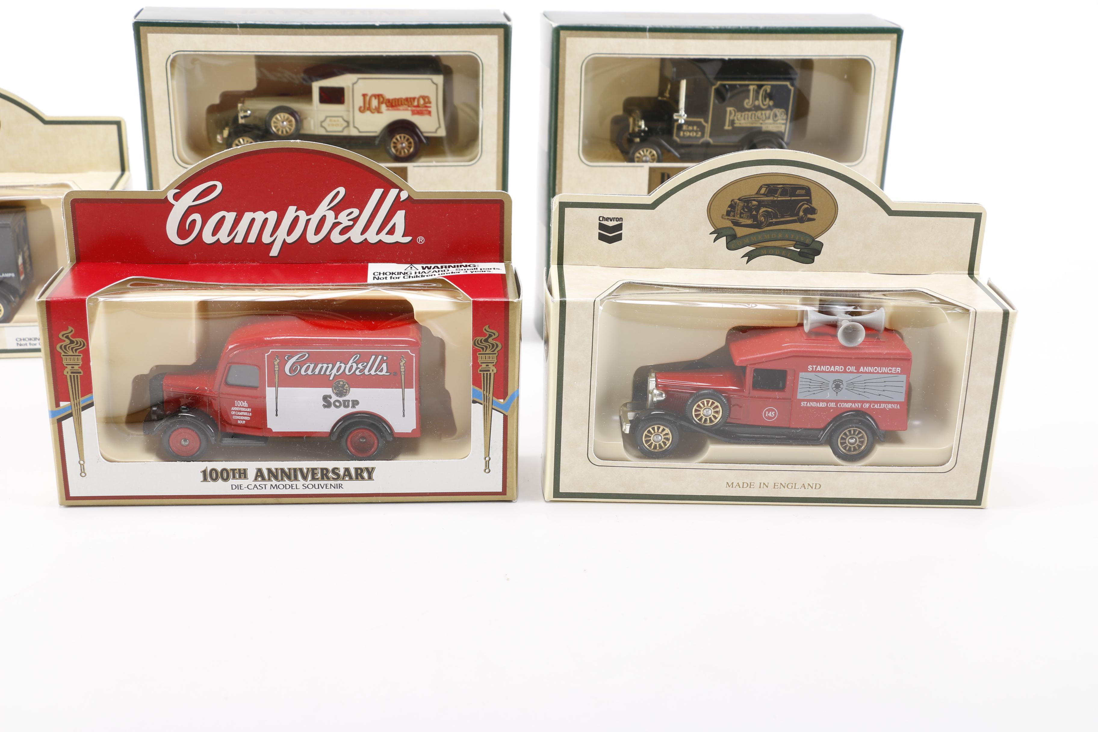 Die-Cast Days Gone and Campbell's Soup Commemorative Vintage Vehicle Model Trucks