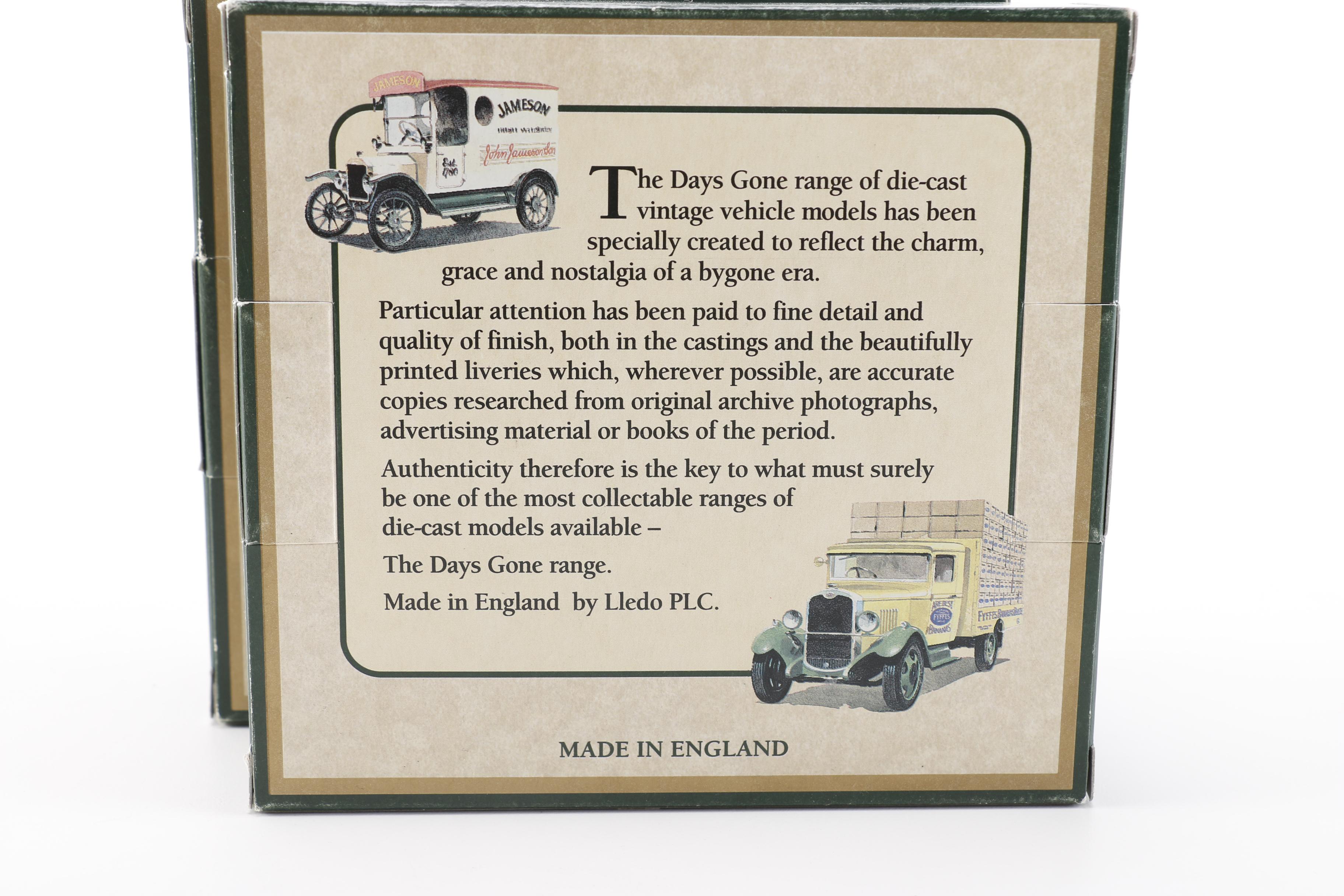 Die-Cast Days Gone and Campbell's Soup Commemorative Vintage Vehicle Model Trucks