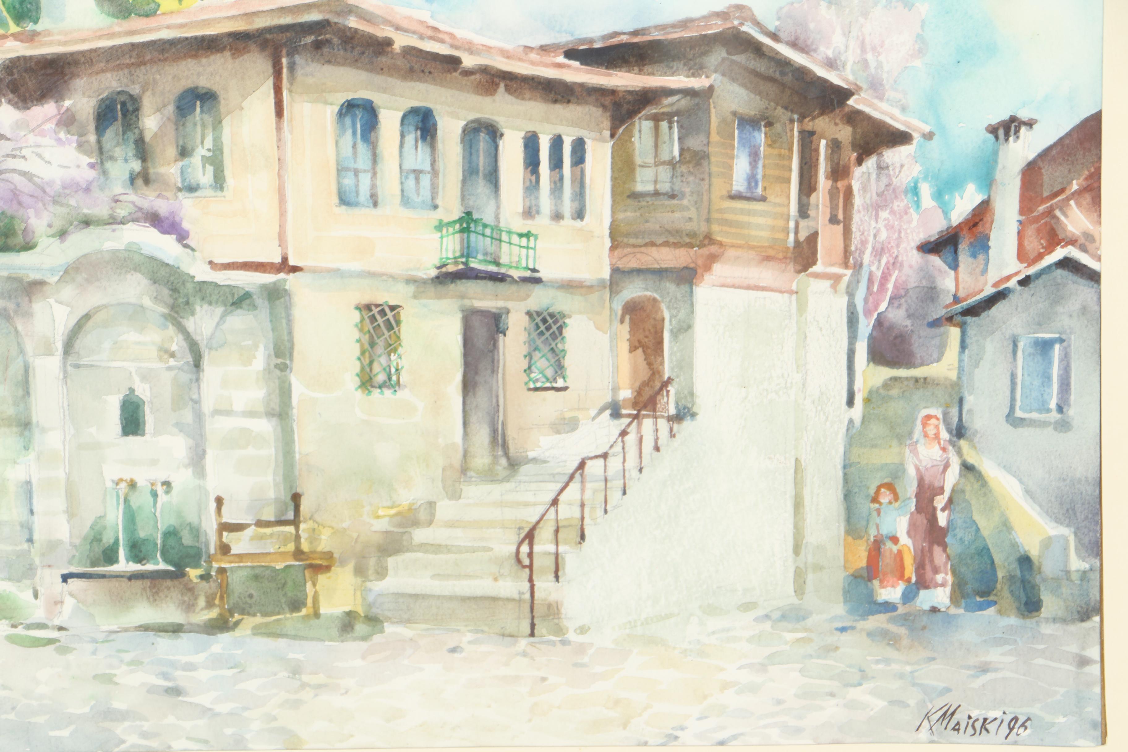 Kiril Maiski Original Watercolor Painting