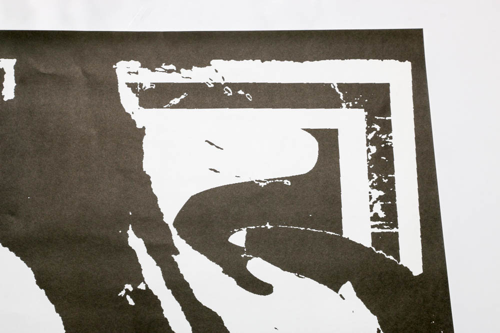 Shepard Fairey Signed Open Edition 2001 Lithograph "Can't Stop the Bum Rush"