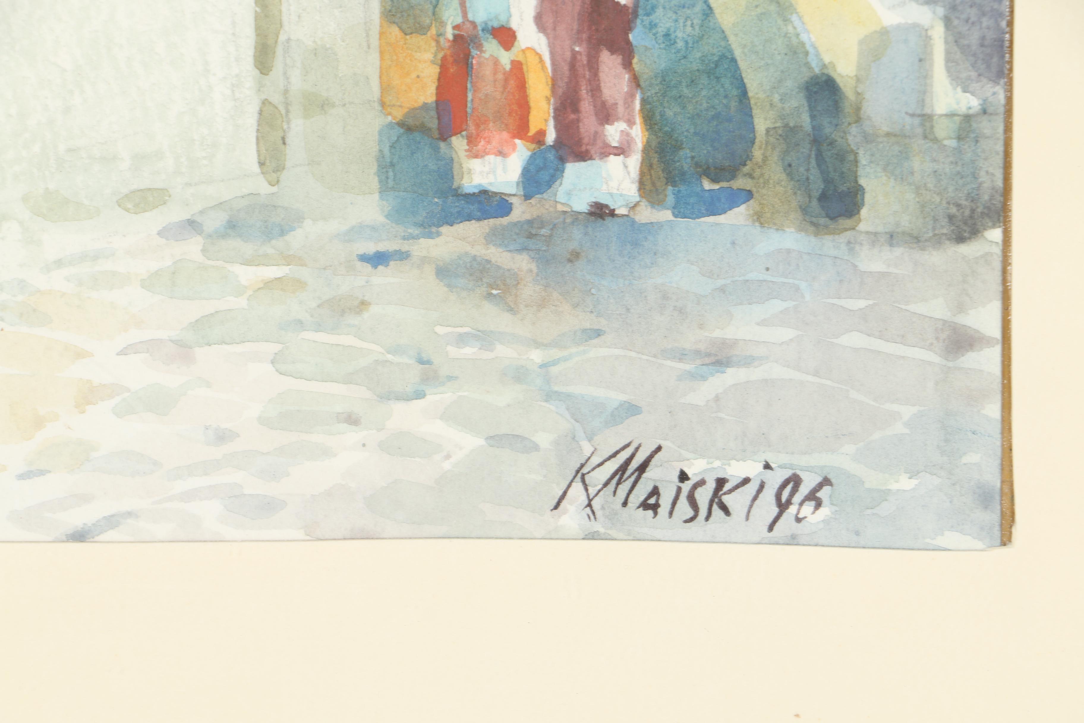 Kiril Maiski Original Watercolor Painting