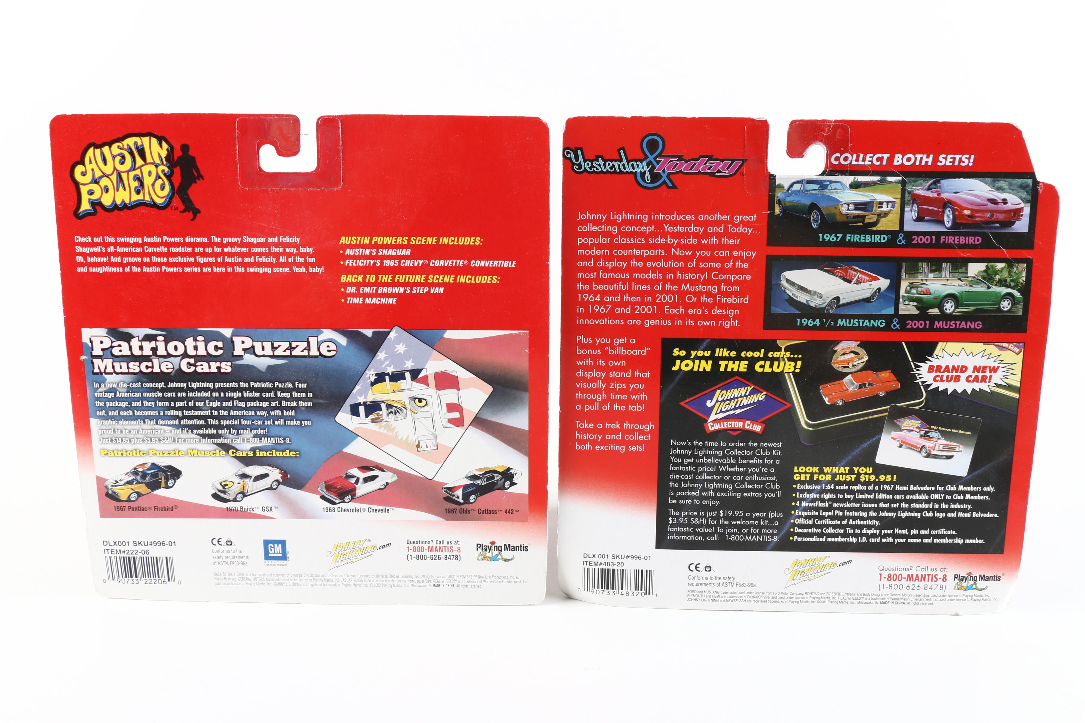 Collection of Johnny Lightning Die-Cast Cars