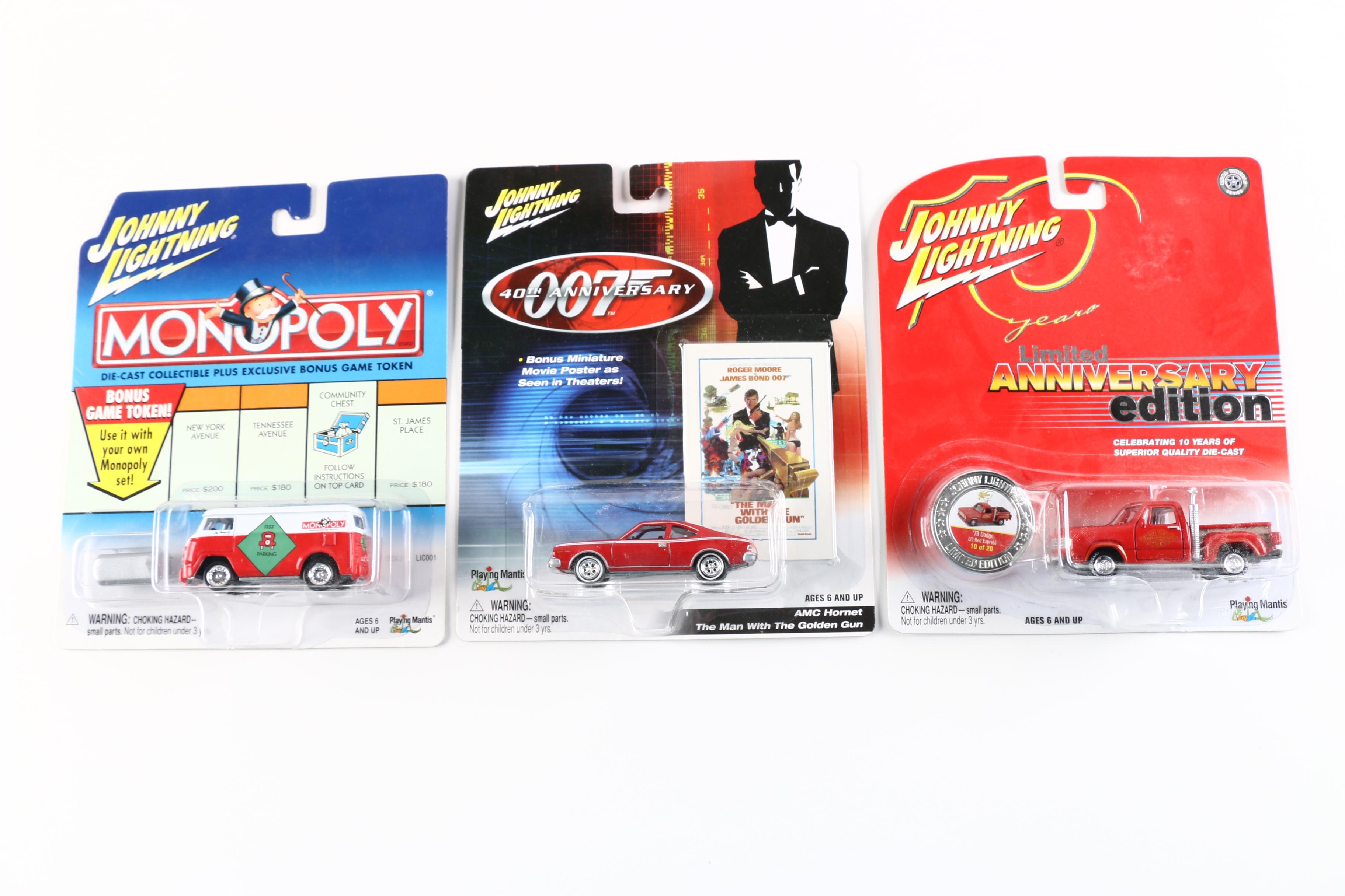 Collection of Johnny Lightning Die-Cast Cars
