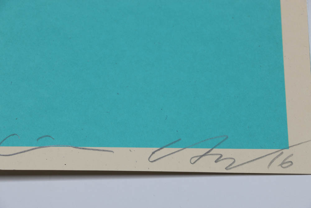 Ernesto Yerena Signed Limited Edition 2016 Serigraph "Constelación de Sonidos"