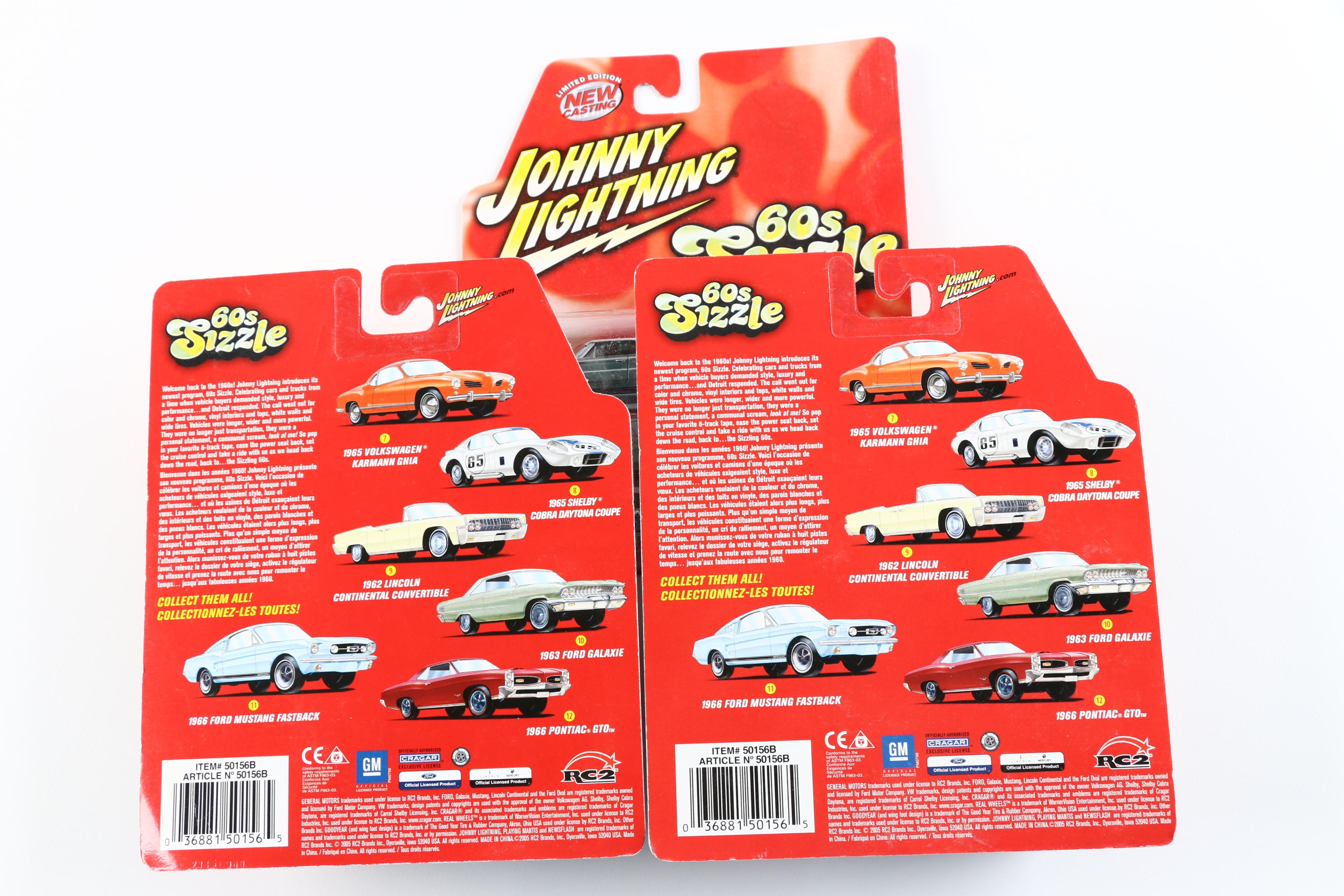 Collection of Johnny Lightning Die-Cast Cars
