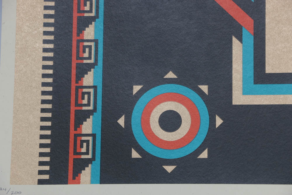 Ernesto Yerena Signed Limited Edition 2015 Serigraph "Virgen De Las Estrellas"