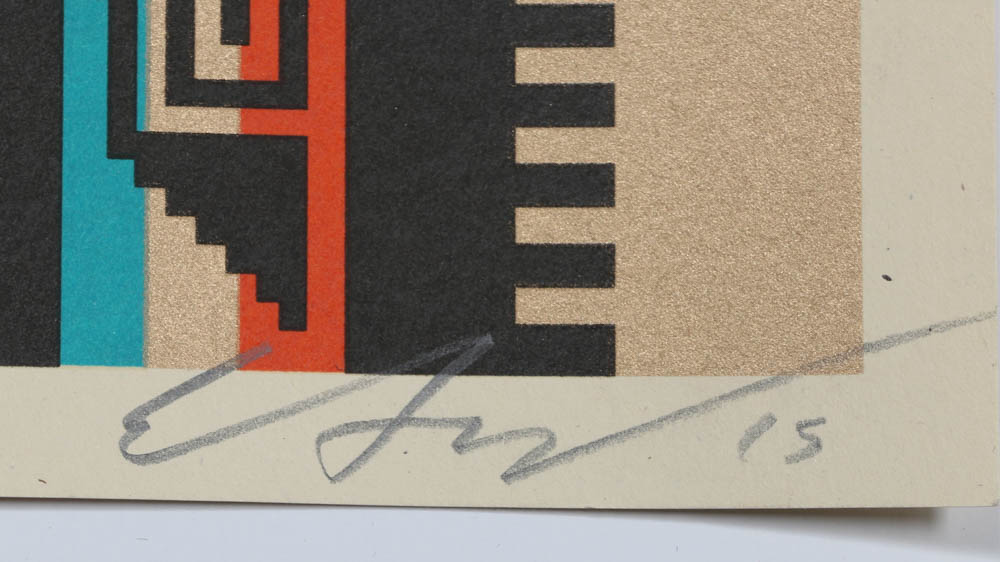 Ernesto Yerena Signed Limited Edition 2015 Serigraph "Virgen De Las Estrellas"