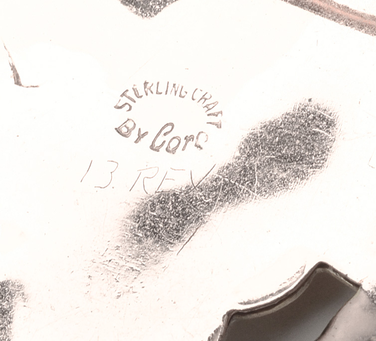 Coro Sterling Craft and Beau Sterling Brooches