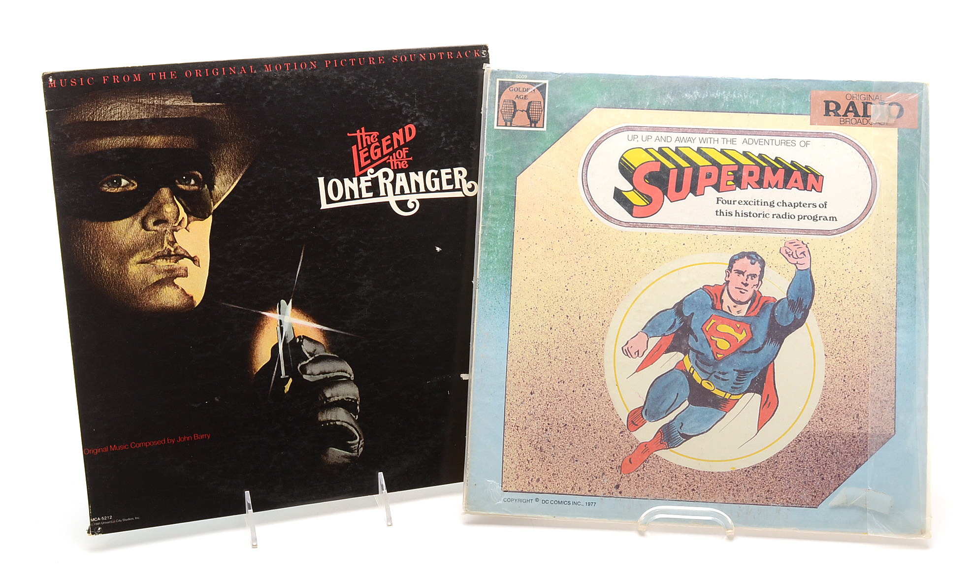 Batman, Lone Ranger, James Bond and Other Vintage LPs