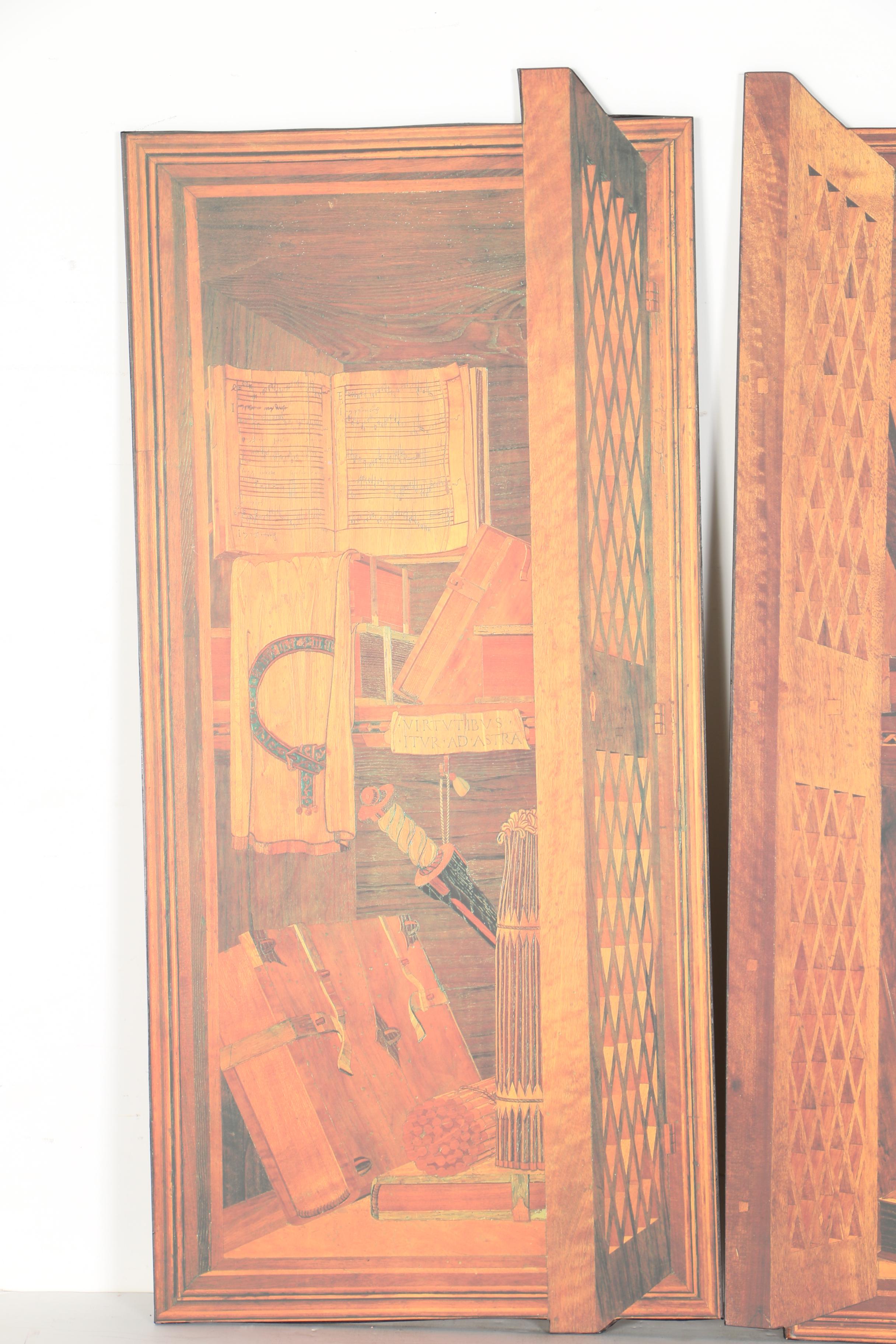 Metropolitan Museum of Art Offset Lithograph Trompe L'oeil Panels