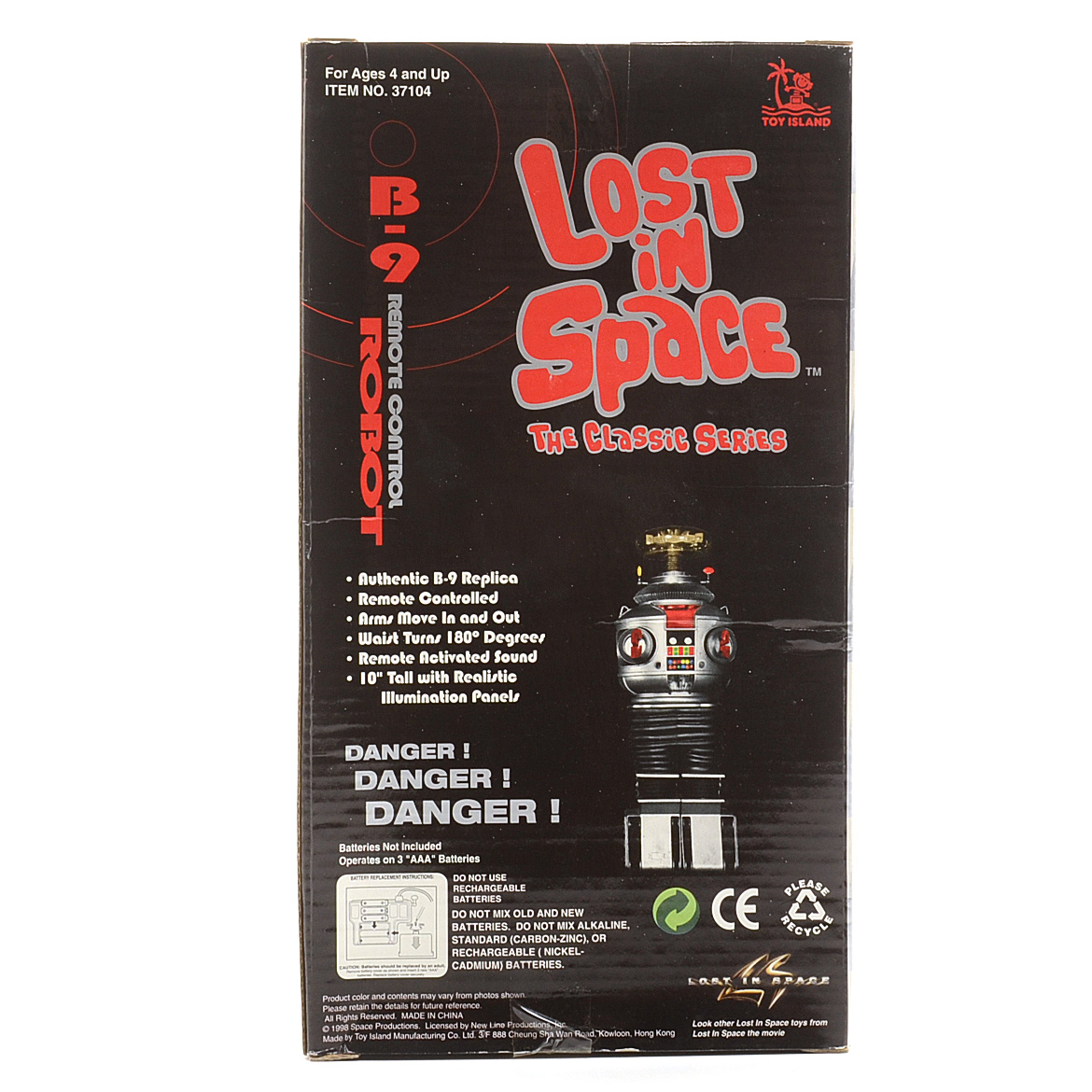 "Lost in Space" Remote Control Robot B-9 Action Figure