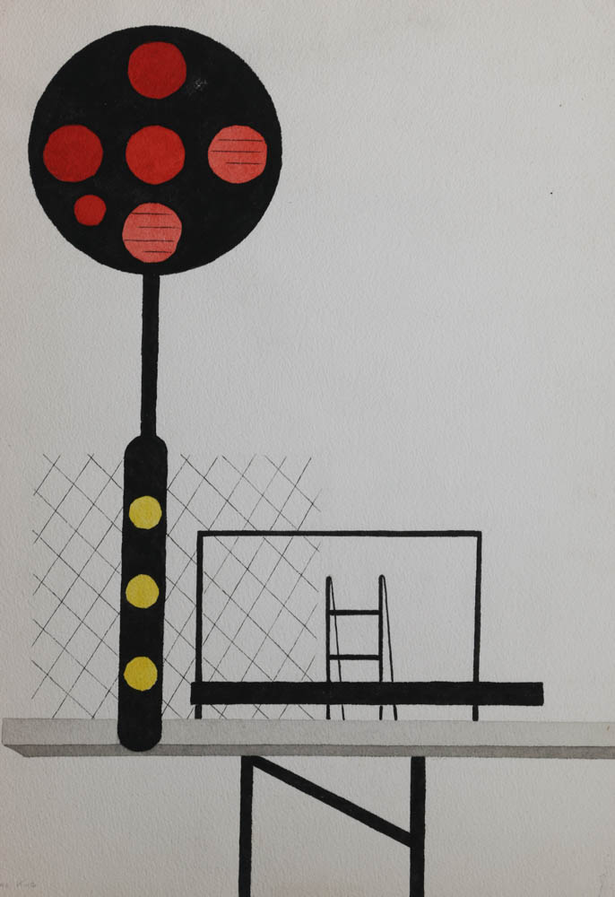 Three Alice Gore King Original Mid-Century Works on Paper